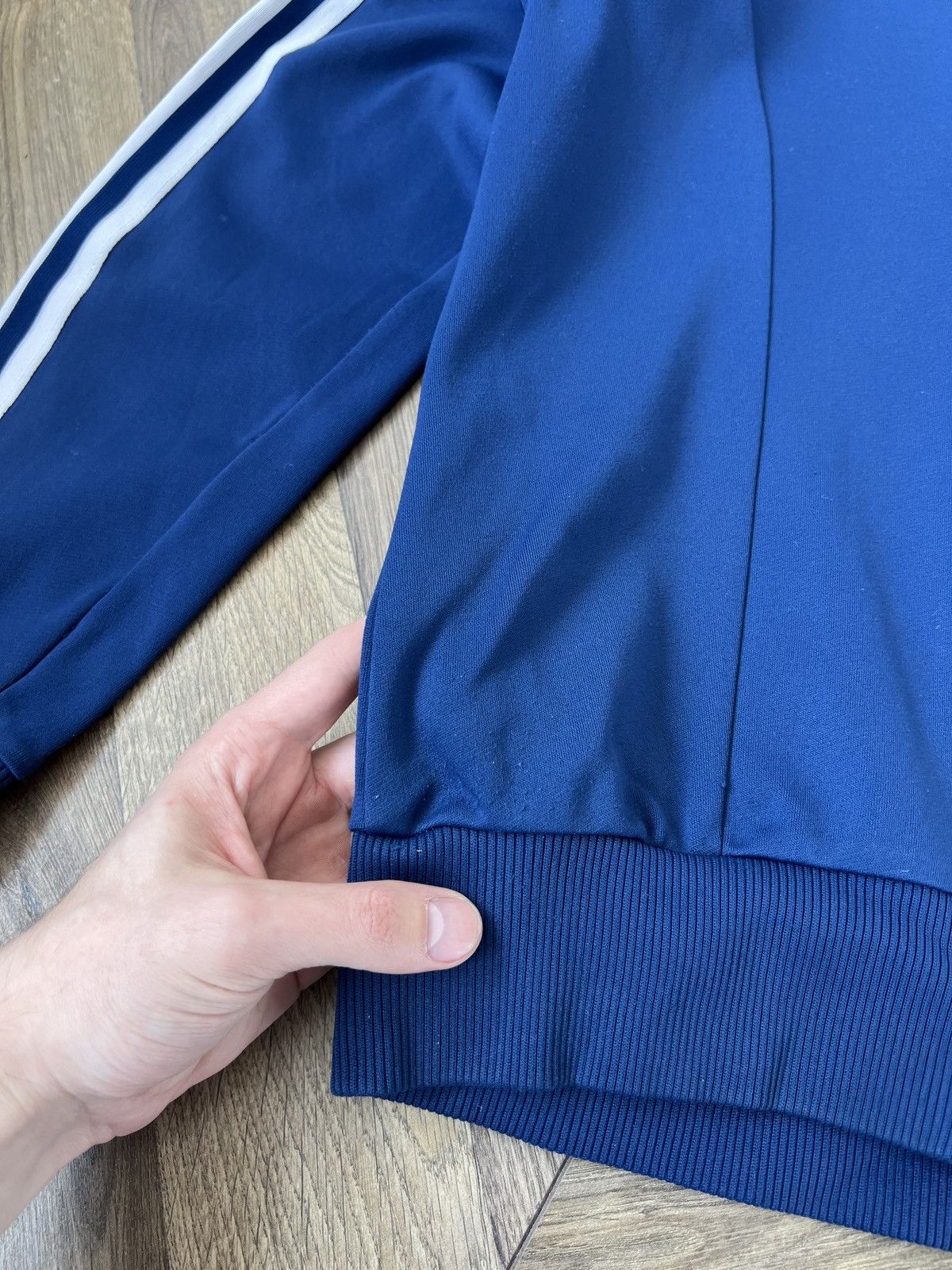 Adidas Vintage 80s Adidas Full Zip Track Jacket Blue Size US S / EU 44-46 / 1 - 12 Thumbnail