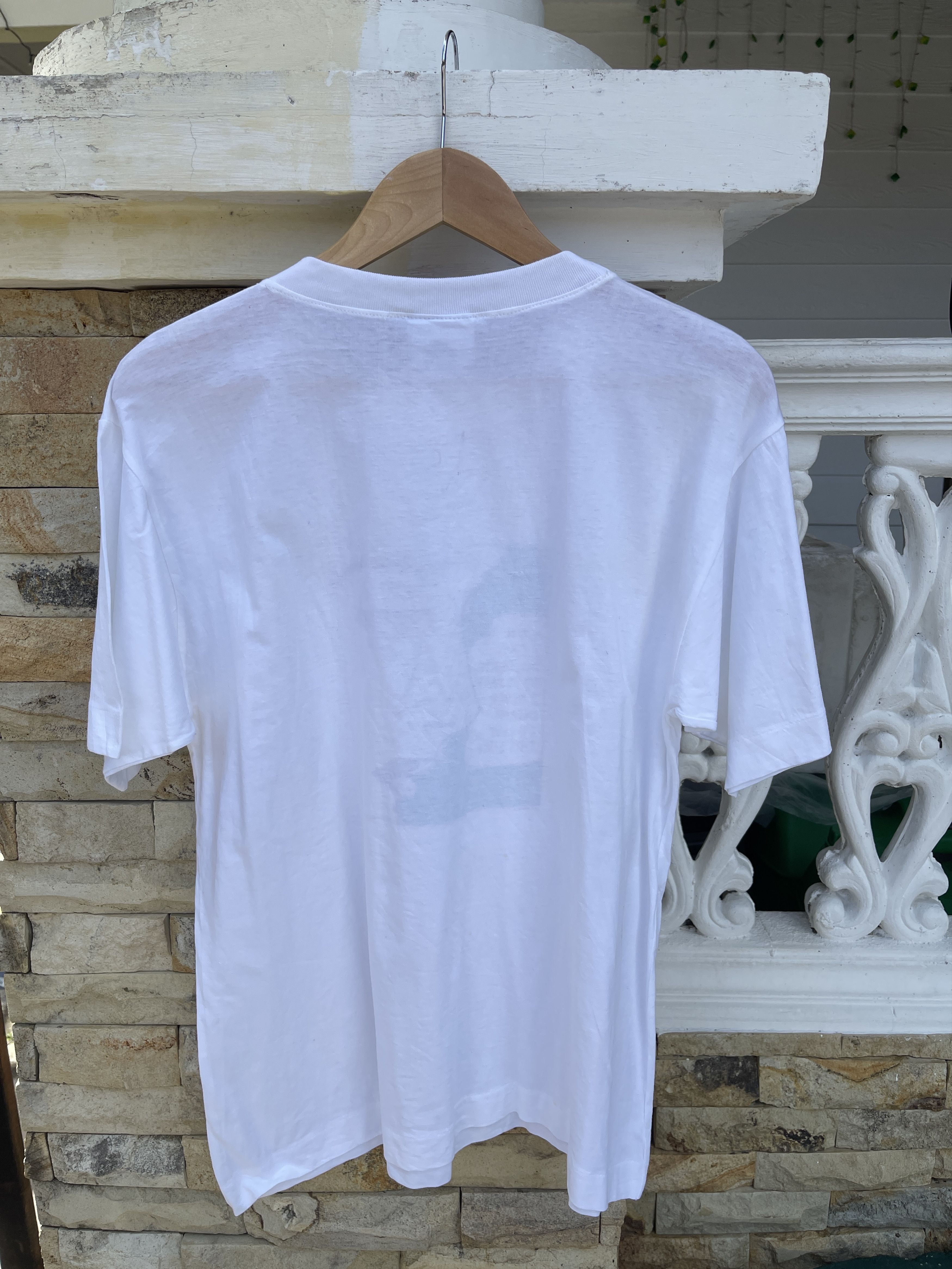 Art Comes First LastDrop🔥Rare🔥Vtg80s Roy Lichtenstein Flying Fish Pop Art Te Size US M / EU 48-50 / 2 - 4 Thumbnail