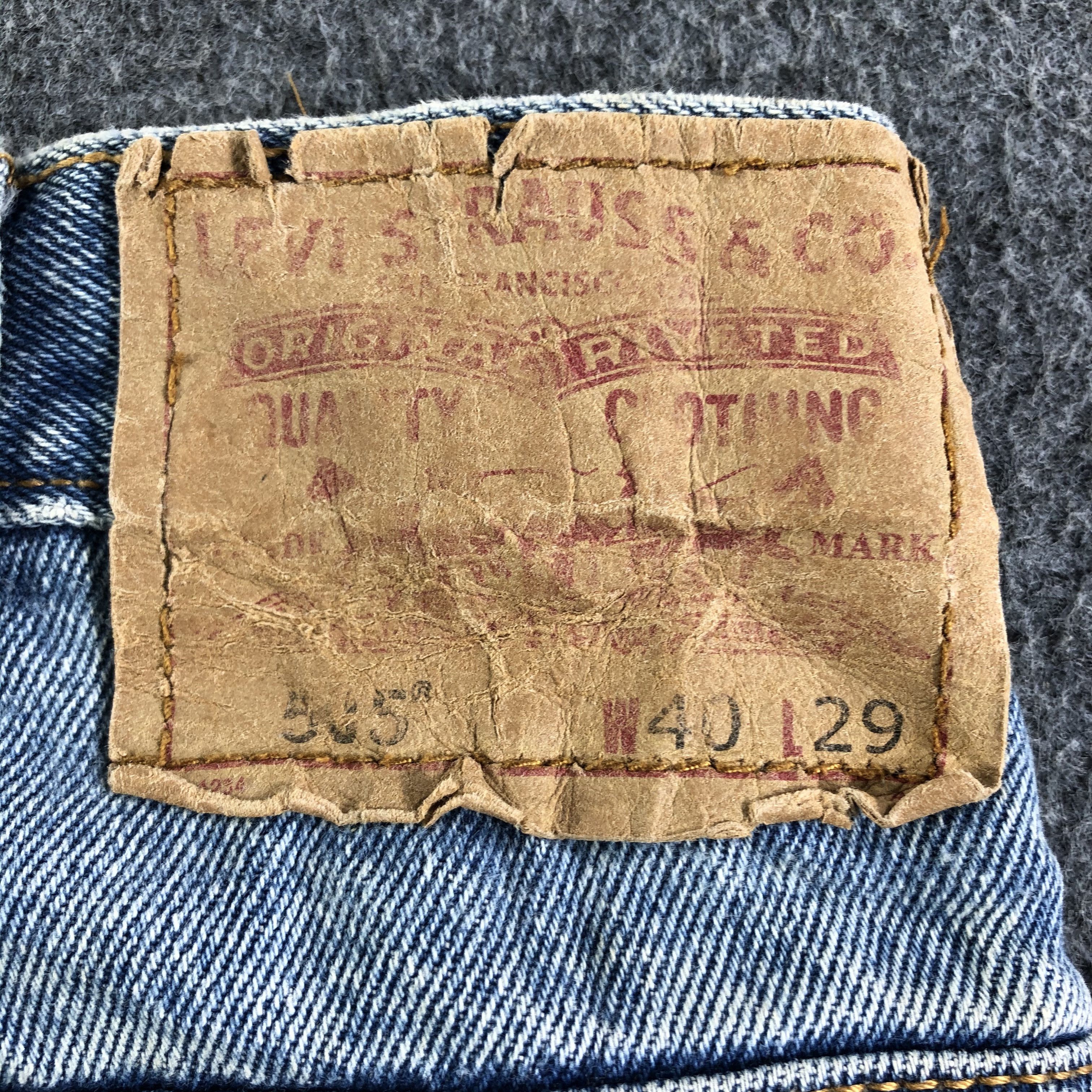 Levi's Vintage Blue Wash Levis 550 Jeans-J3161 Size US 37 - 5 Thumbnail