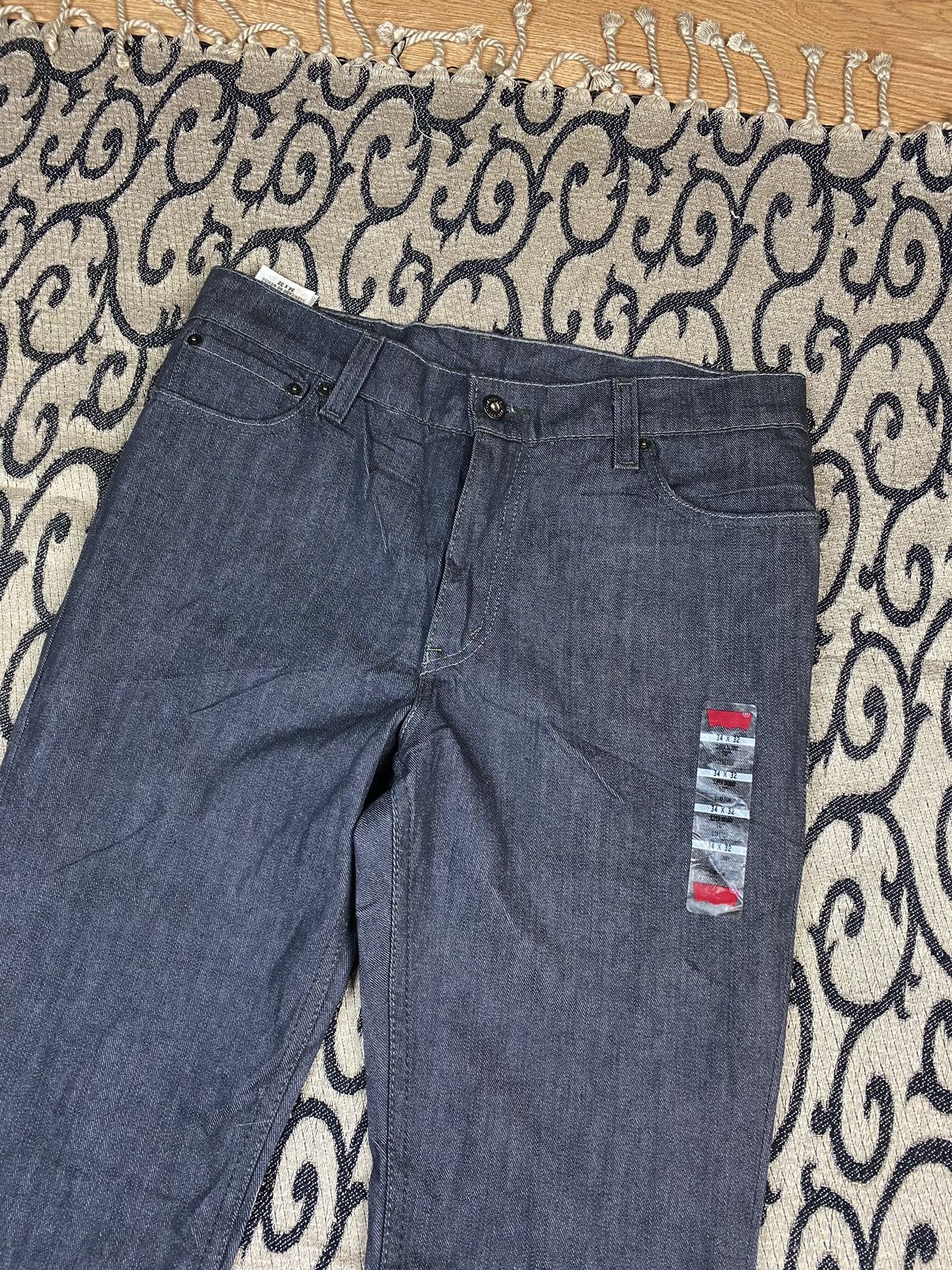 Levi's × Levi's Vintage Clothing Vintage Levi’s 510 Straight Grey Jeans Size US 34 / EU 50 - 6 Thumbnail