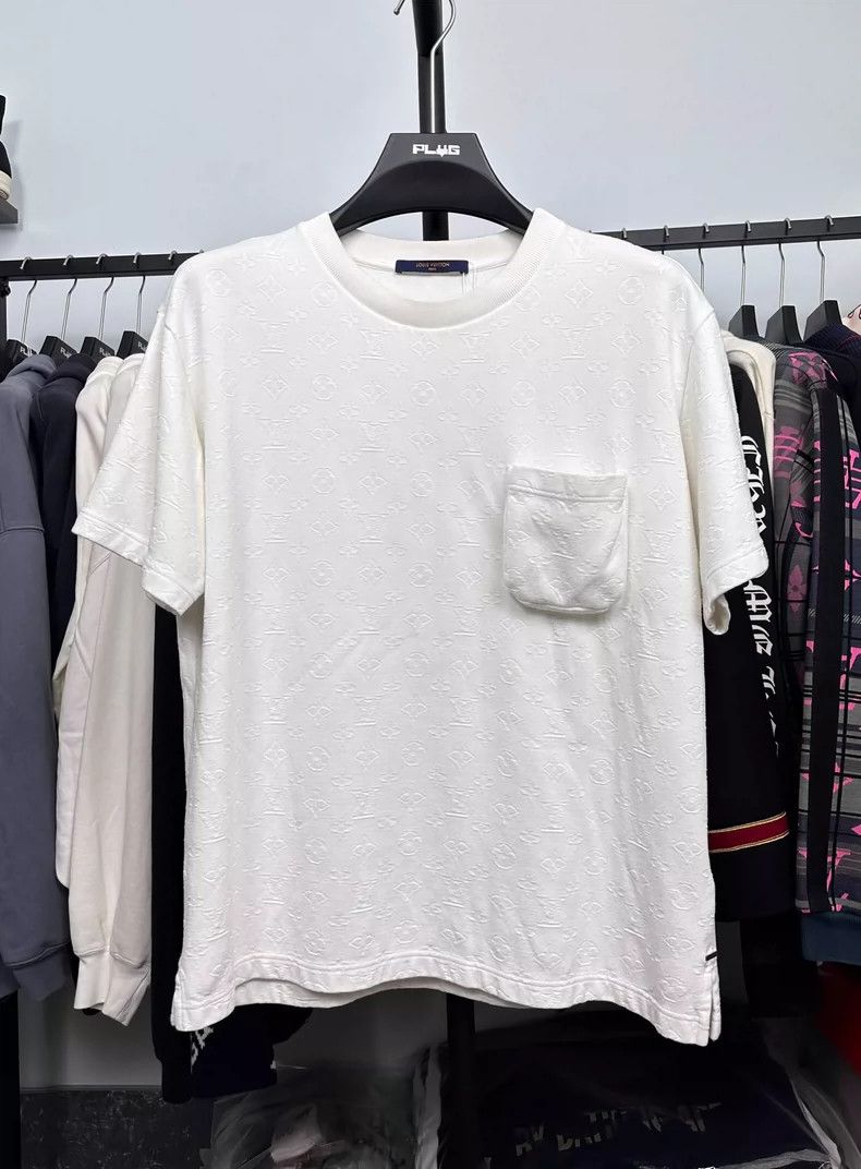 Louis Vuitton Louis Vuitton White presbyopic pocket short sleeve Size US L / EU 52-54 / 3 - 1 Thumbnail