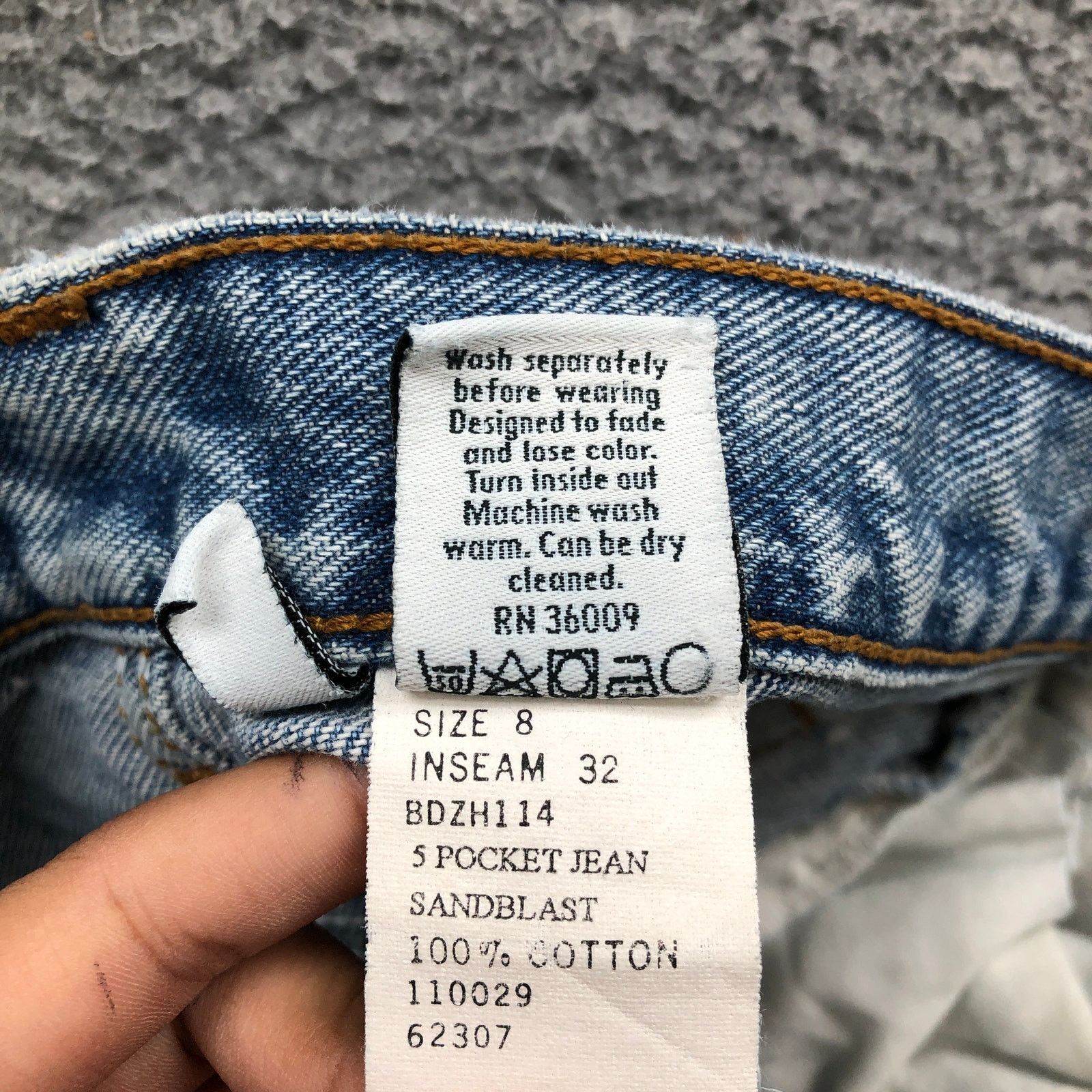 Calvin Klein Vintage Calvin Klein 5 Pocket Jean Sandblast Jeans Womens 8 Size 30" / US 8 / IT 44 - 16 Thumbnail
