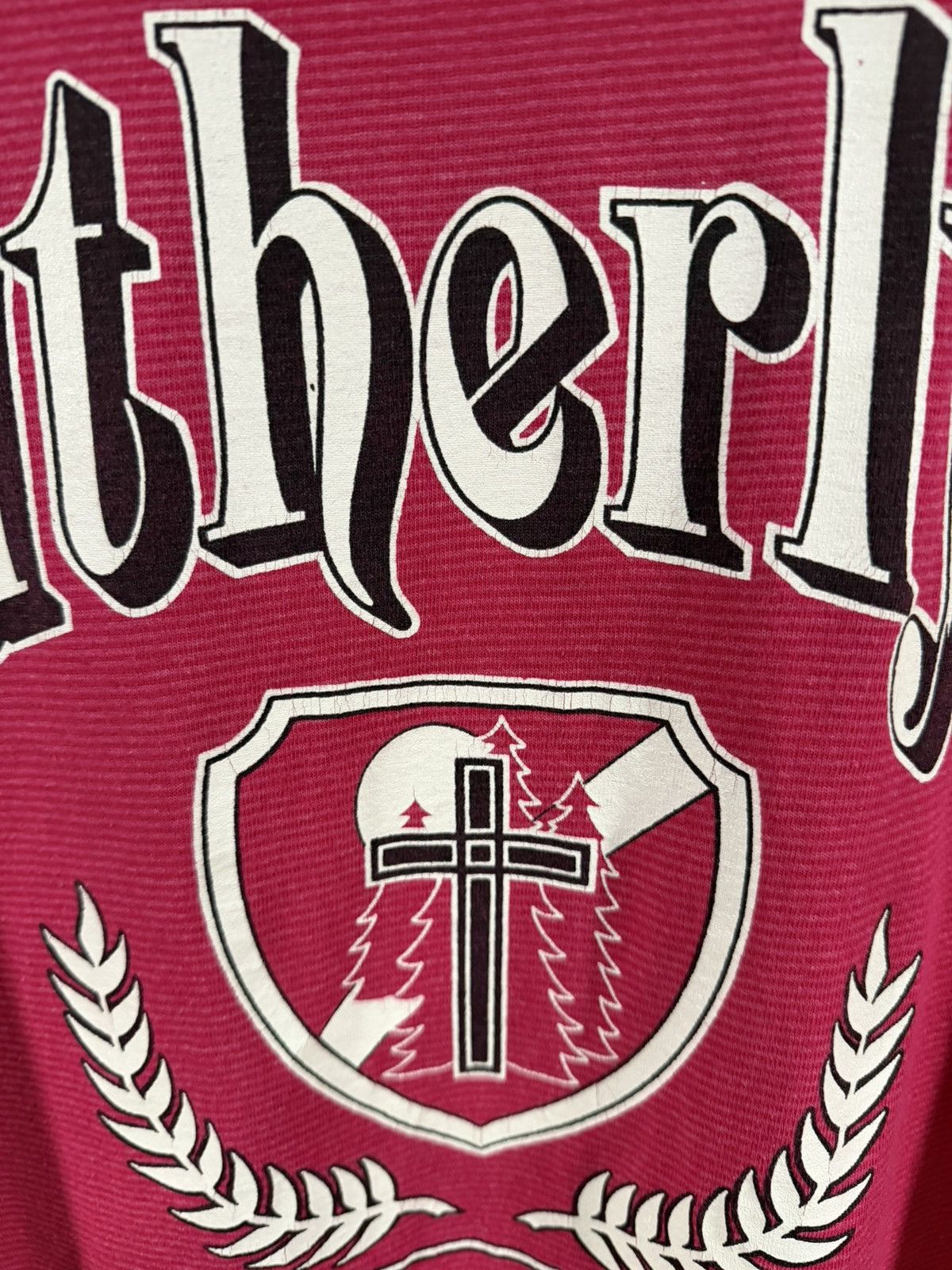 Vintage 1990s Vintage Lutherlyn Jesus God Faded Single Stitch Tee XL Size US XL / EU 56 / 4 - 3 Thumbnail
