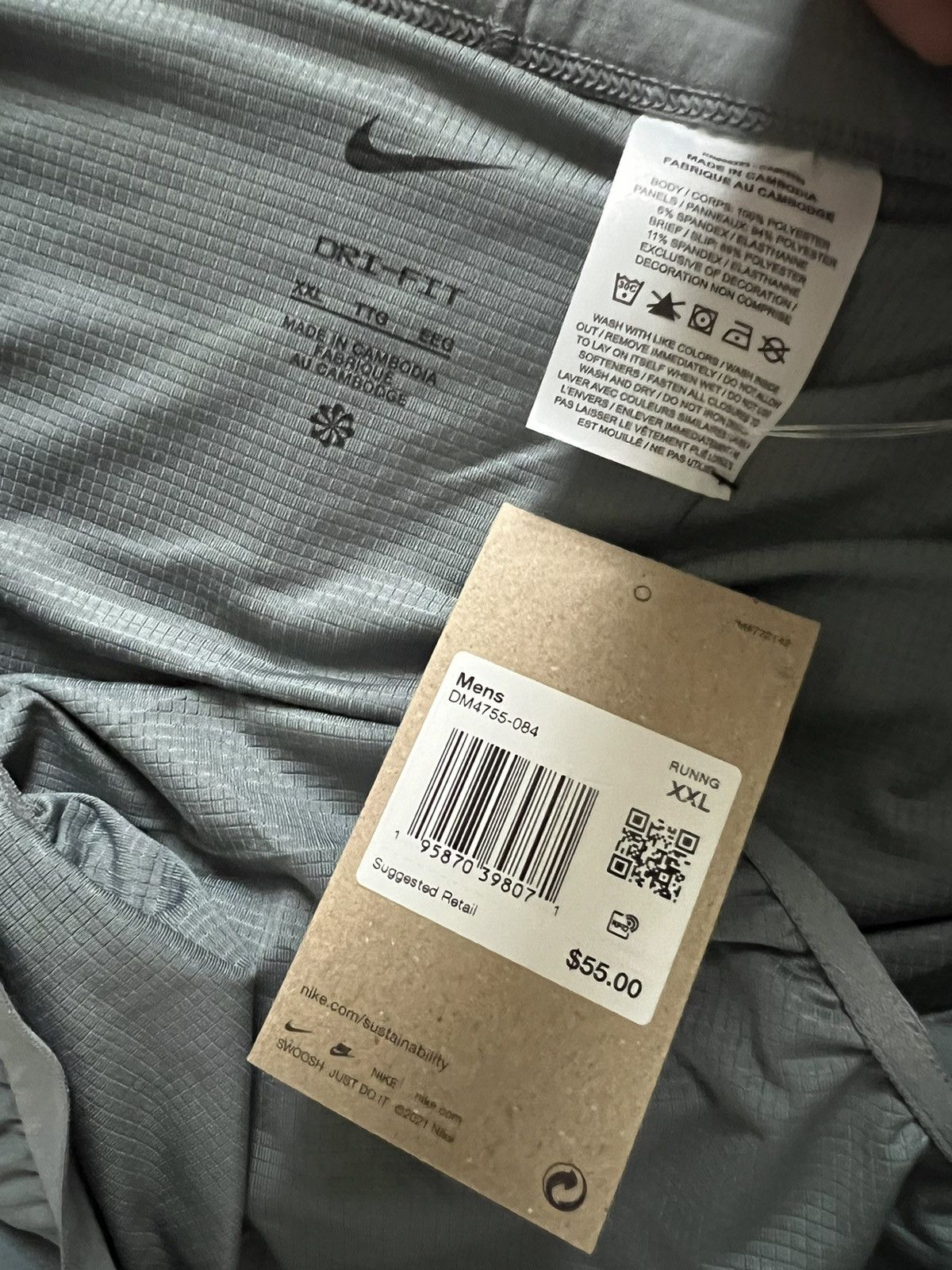 Nike Nike Stride Men's Dri-FIT 7" Brief-Lined Running Shorts Size US 38 / EU 54 - 8 Thumbnail
