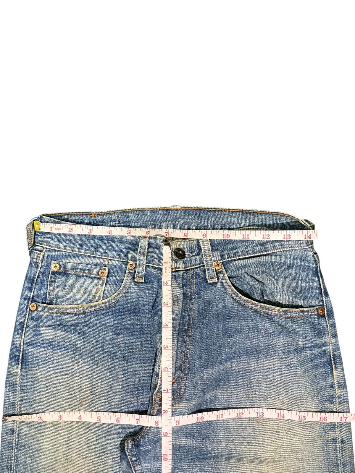 Levi's Vintage 90s Levis 502 Mud Wash Distress Loose Jeans Size US 28 / EU 44 - 6 Thumbnail