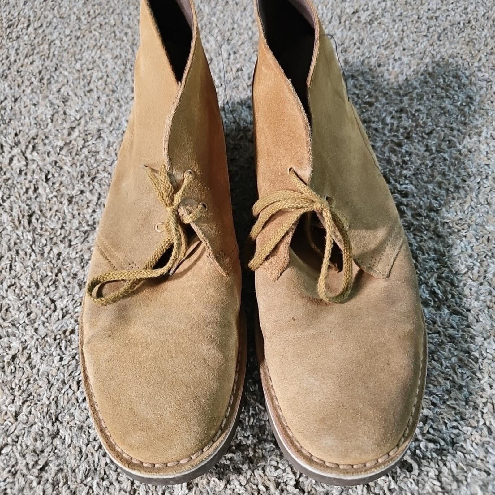 Clarks Clark's Mens 11.5 UK10.5 Suede Chukka Boots Size US 11.5 / EU 44-45 - 2 Thumbnail