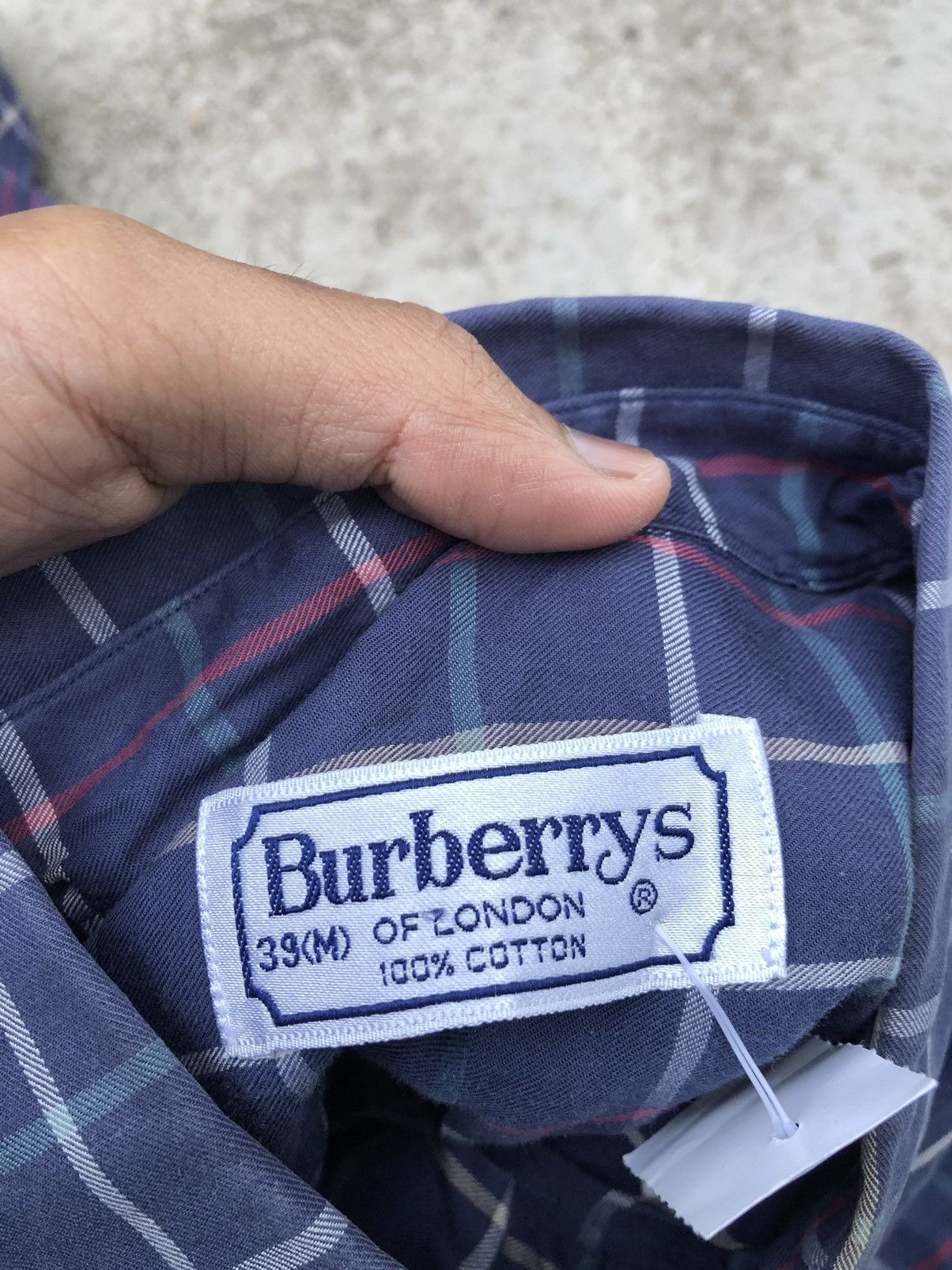 Burberry VINTAGE BURBERRYS PLAID BUTTON UP Size US L / EU 52-54 / 3 - 5 Thumbnail