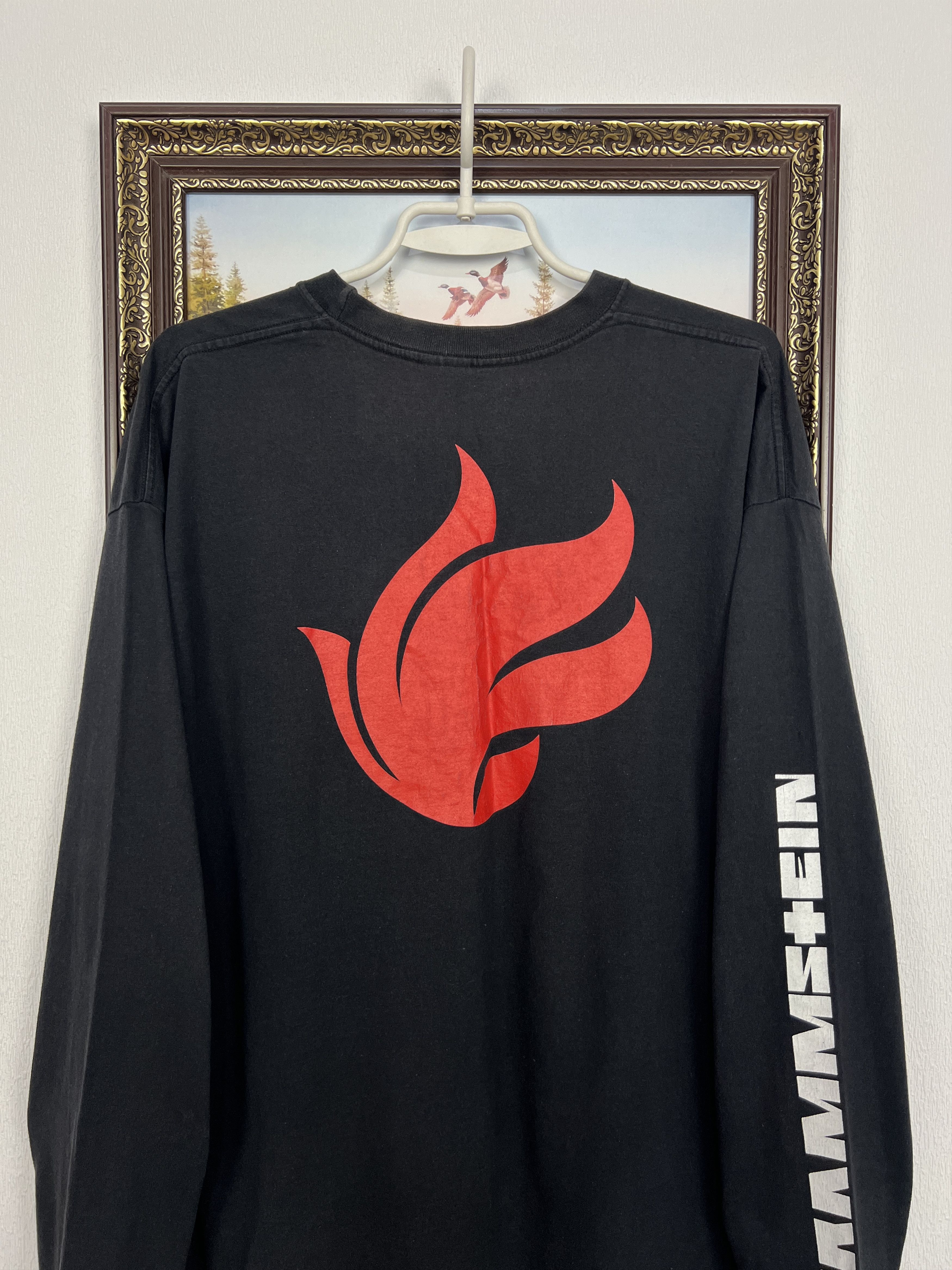 Vintage Vintage Rammstein Benzin Shirt Long Sleeve Tee Over Print Size US XL / EU 56 / 4 - 9 Thumbnail