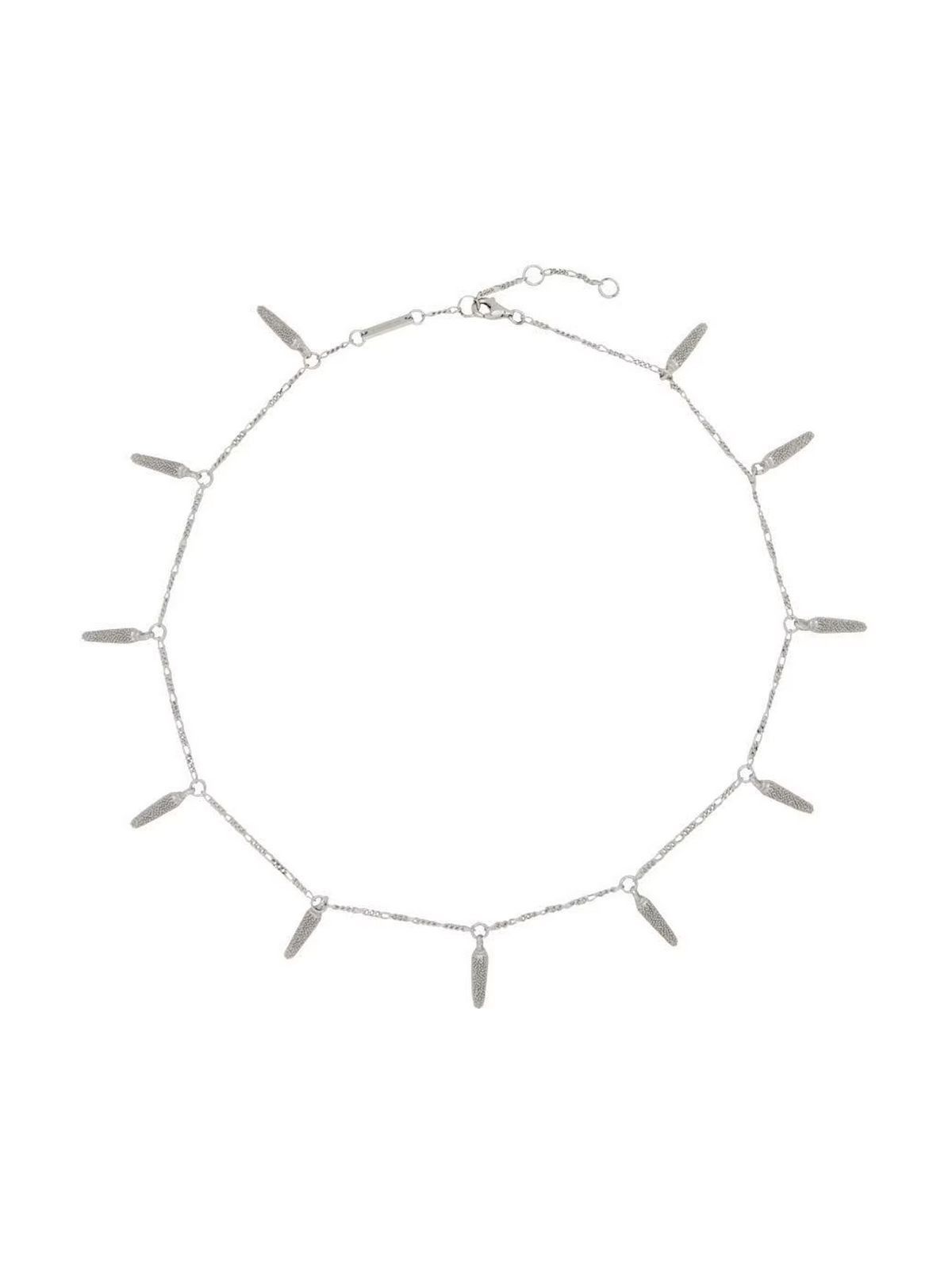 Bottega Veneta BOTTEGA VENETA Figaro sterling silver cones chain necklace q Size ONE SIZE - 1 Thumbnail