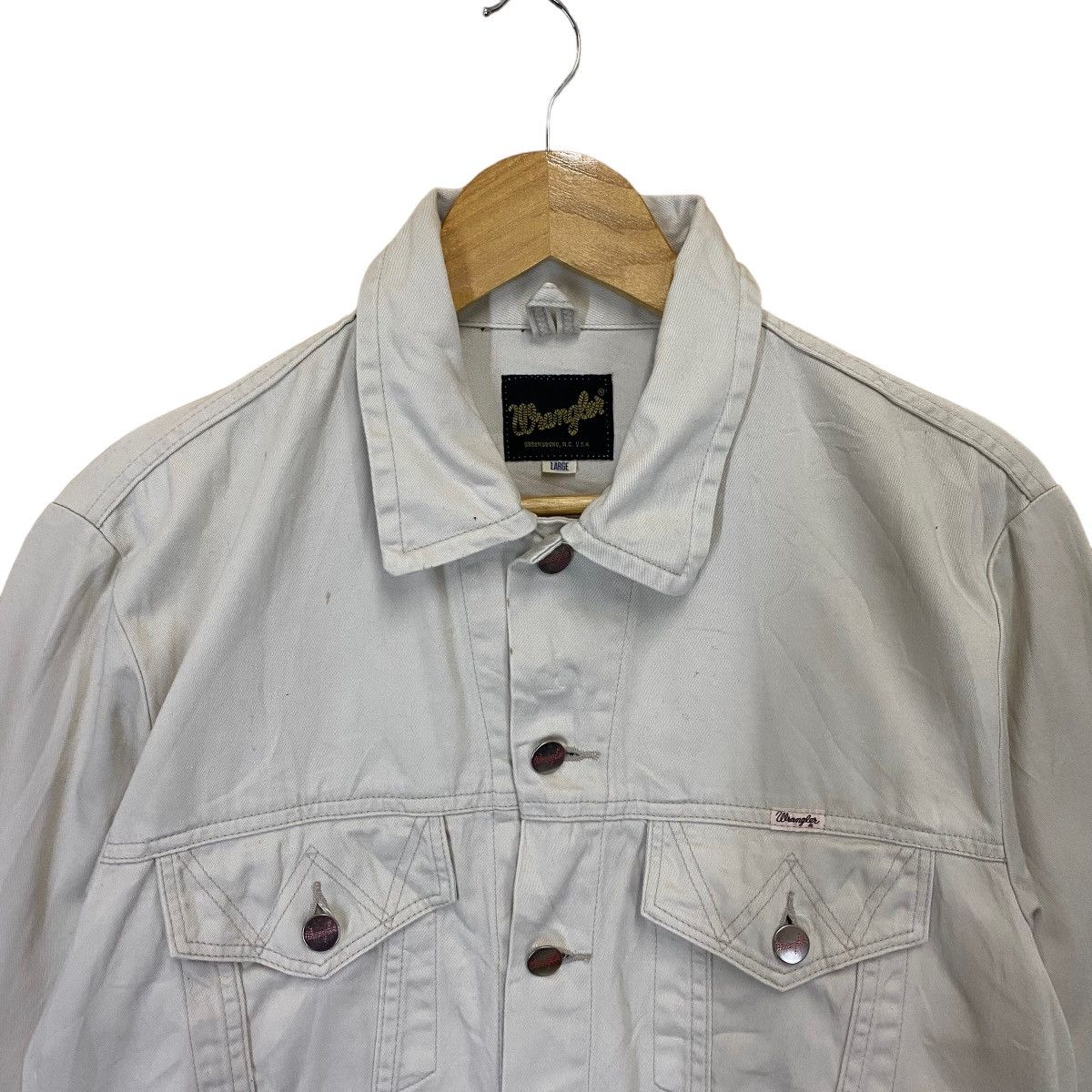 Vintage × Wrangler Vintage 80s Wrangler Trucker Jacket Size S Size US M / EU 48-50 / 2 - 4 Thumbnail
