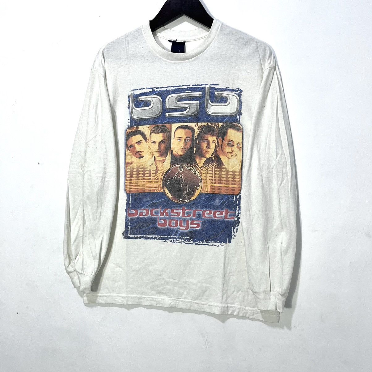 Band Tees 2000s Back Street Bosy "Shape Of My Heart" Long Sleeve Size US M / EU 48-50 / 2 - 1 Thumbnail