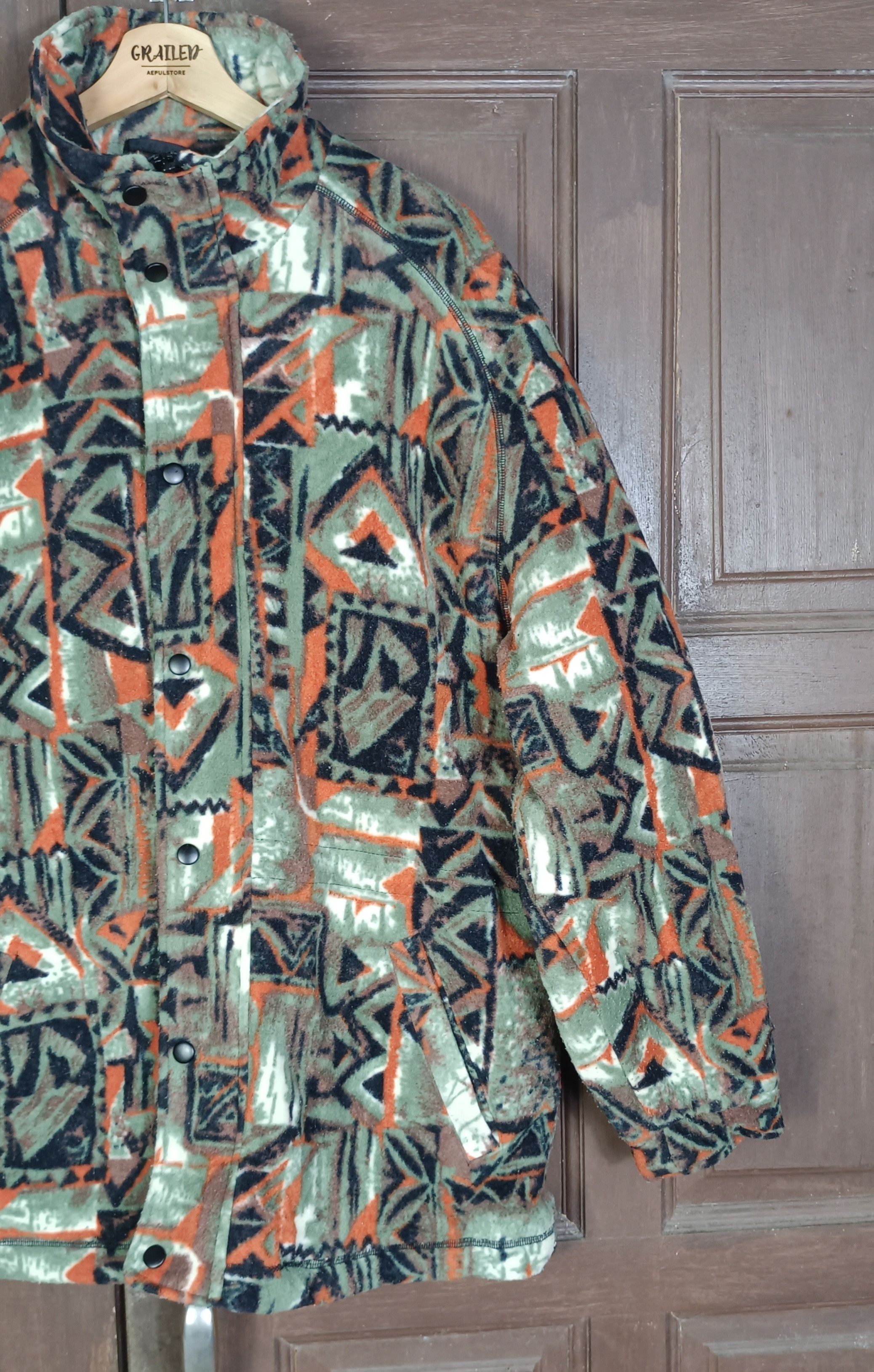 Japanese Brand Vintage 90s💥Holiday Out Best Navajo Wool Jacket Size US L / EU 52-54 / 3 - 5 Thumbnail