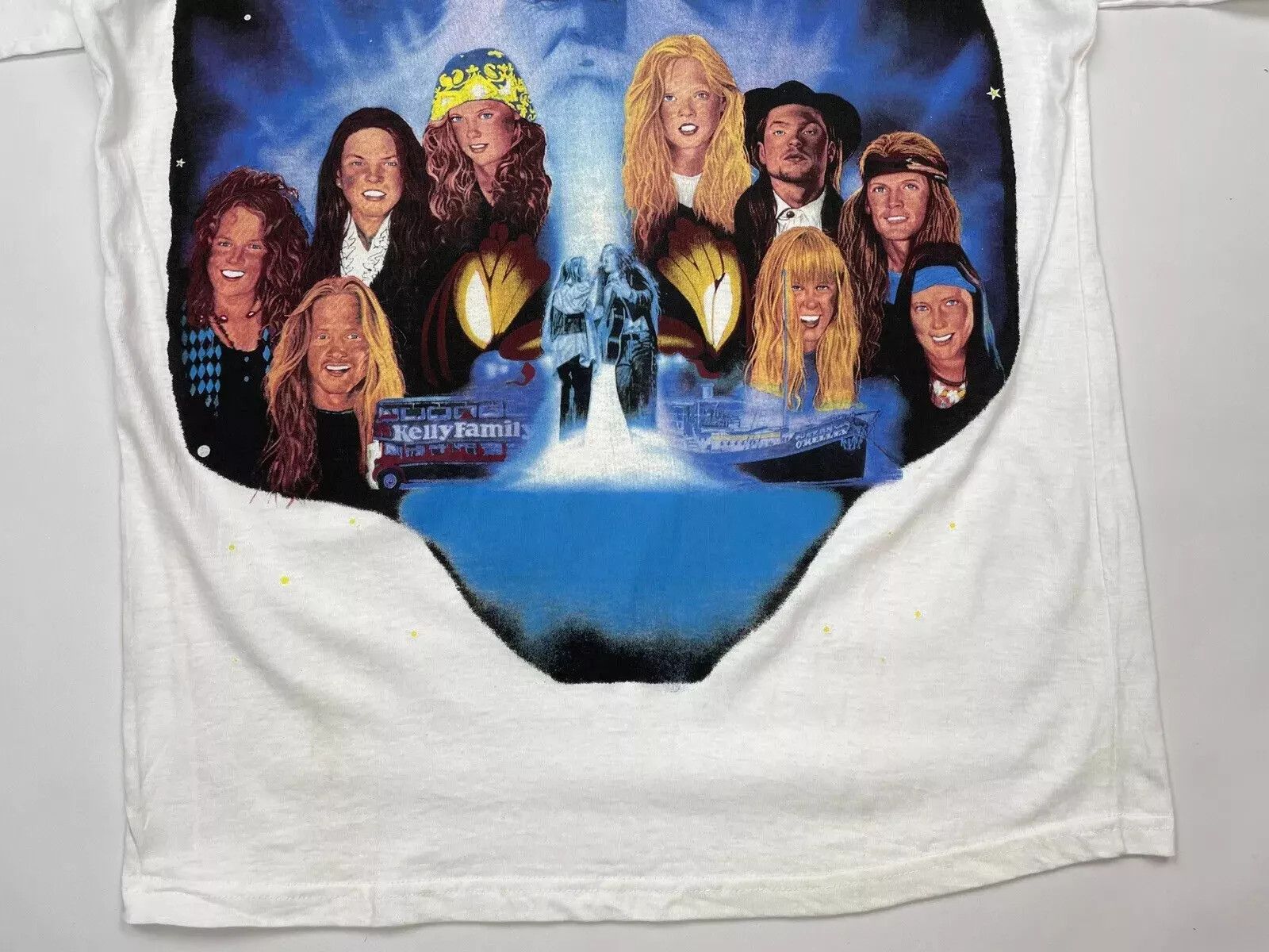 Vintage VINTAGE 1990s THE KELLY FAMILY KONIG DER KELLYS ROCK SHIRT Size US XL / EU 56 / 4 - 6 Thumbnail