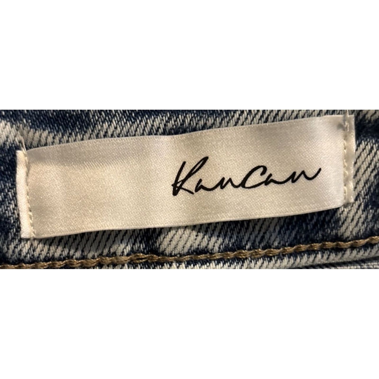 Vintage NWT KanCan Jeans Blue Stonewash High-rise Flared 11/29x34 80s 90s Vintage-Inspired Womens Jeans Kansan? (note: keep as KanCan) Size 32" / US 10 / IT 46 - 5 Thumbnail