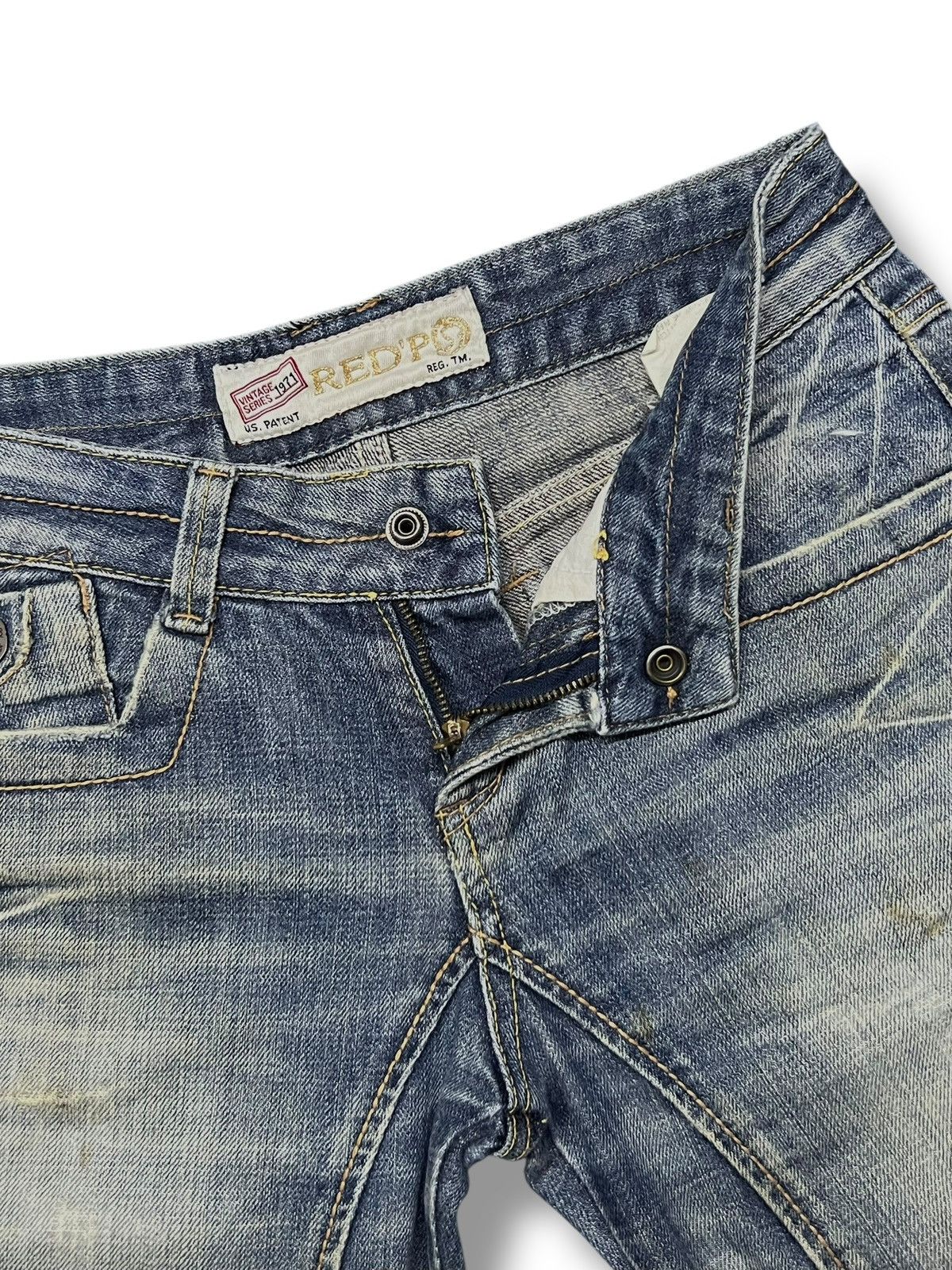 Japanese Brand Bootcut Vintage Red Pepper Up Grade - Faded,Distressed Denim Size US 28 / EU 44 - 7 Thumbnail