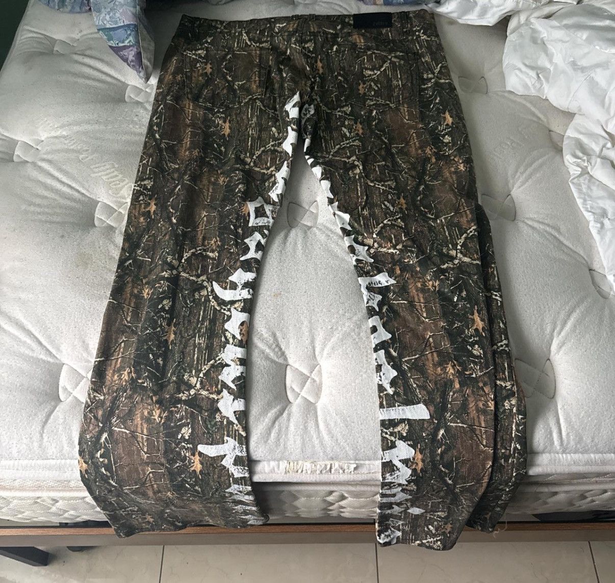 Other Custom camo flared jeans Size US 38 / EU 54 - 2 Thumbnail