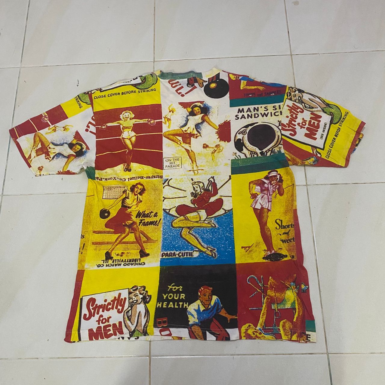 Vintage Vintage Virgin Voyage Bowling Overprint Tshirt Size US M / EU 48-50 / 2 - 1 Thumbnail