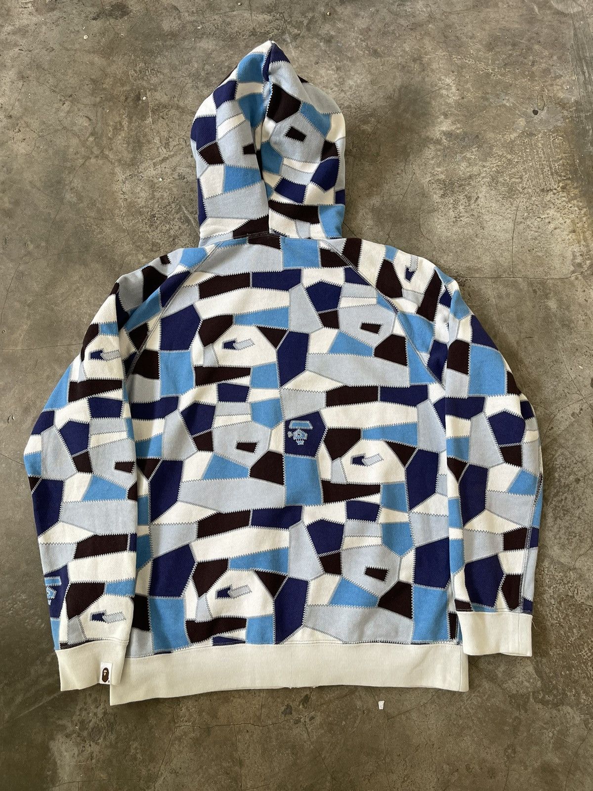 Bape 2008 Bape Splinter Full Zip Hoodie Geometric Design Size US M / EU 48-50 / 2 - 5 Thumbnail