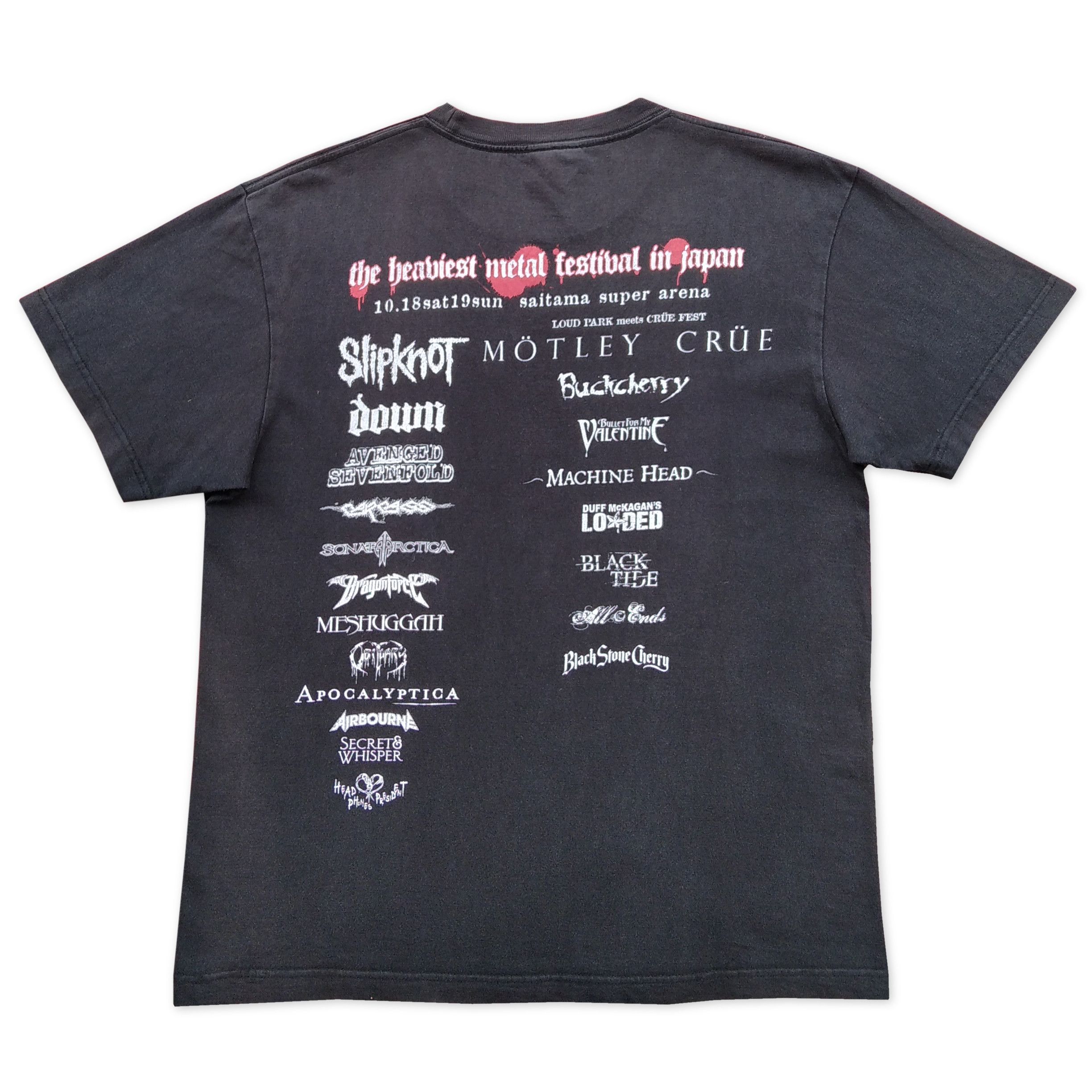 Vintage 2008 LOUD PARK 08 Japanese Metal Festival T-Shirt