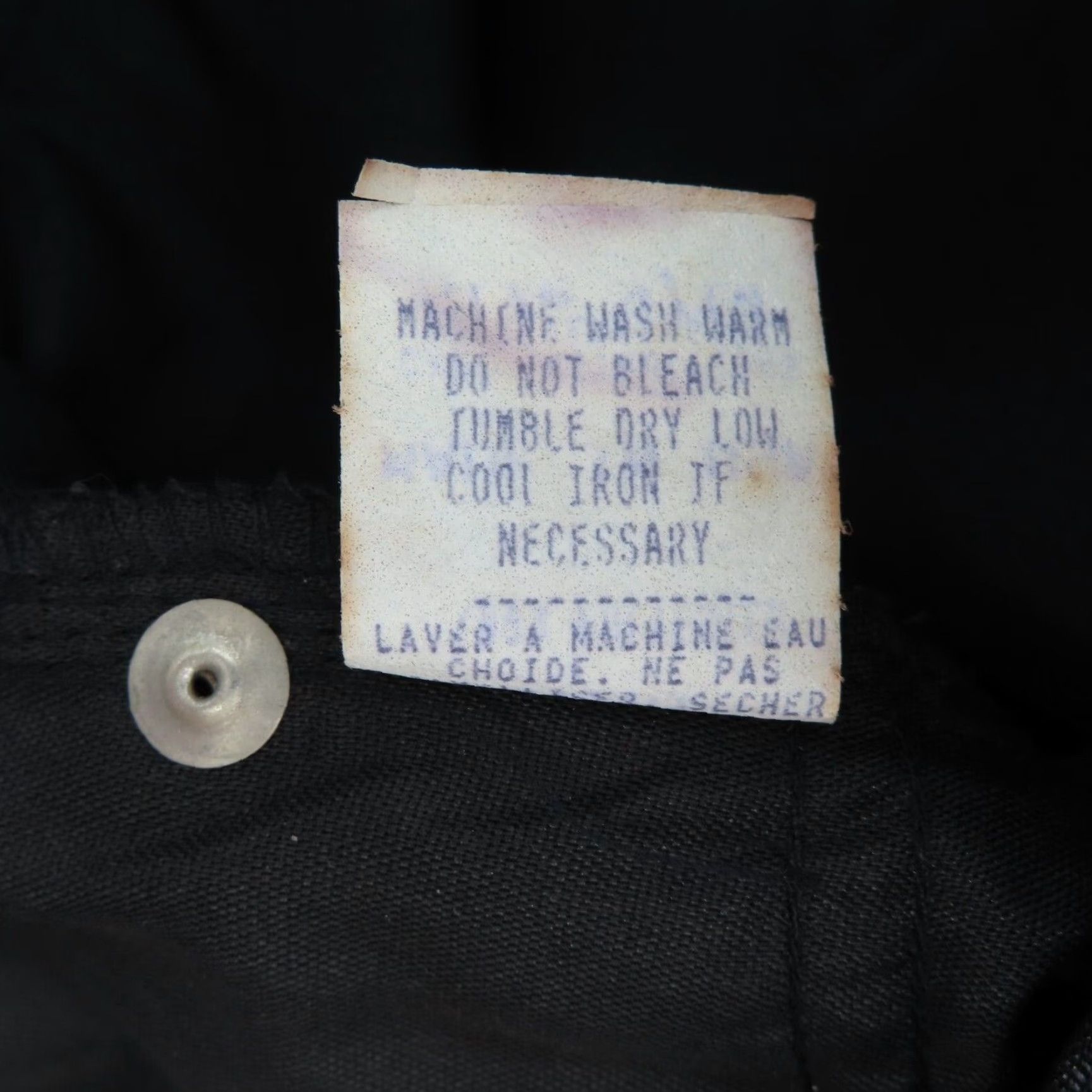 Vintage VINTAGE Jou Jou Womens Pants 90s Satin Pleated Front Black VTG 90s Dress Pants Size 10 Womens Boys Girls? Size 32" / US 10 / IT 46 - 7 Thumbnail