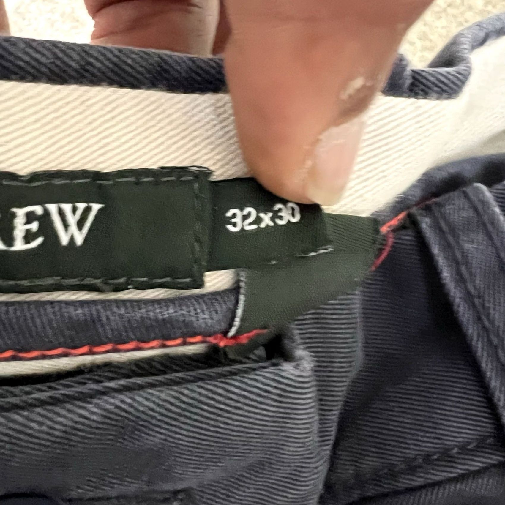 J.Crew J.CREW Chino Pants Mens 30 L29 Navy Embroidered Mid Rise Size US 30 / EU 46 - 5 Thumbnail