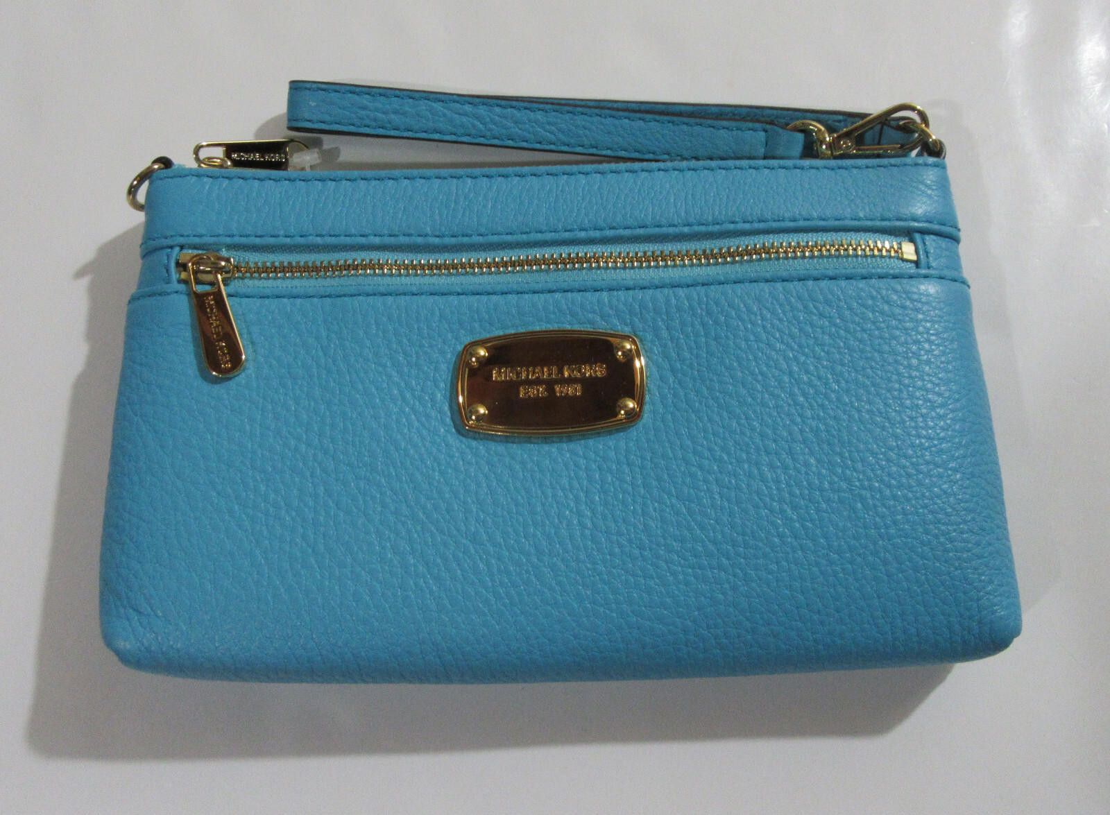 Michael Kors Michael Kors Jet Set Item Large Leather Wristlet Clutch NWT Size ONE SIZE - 1 Thumbnail