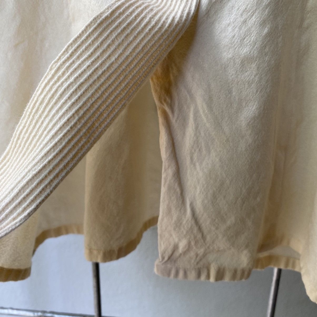 Dior Christian Dior Fitted Pale Yellow Wool Shirt Size M / US 6-8 / IT 42-44 - 6 Thumbnail