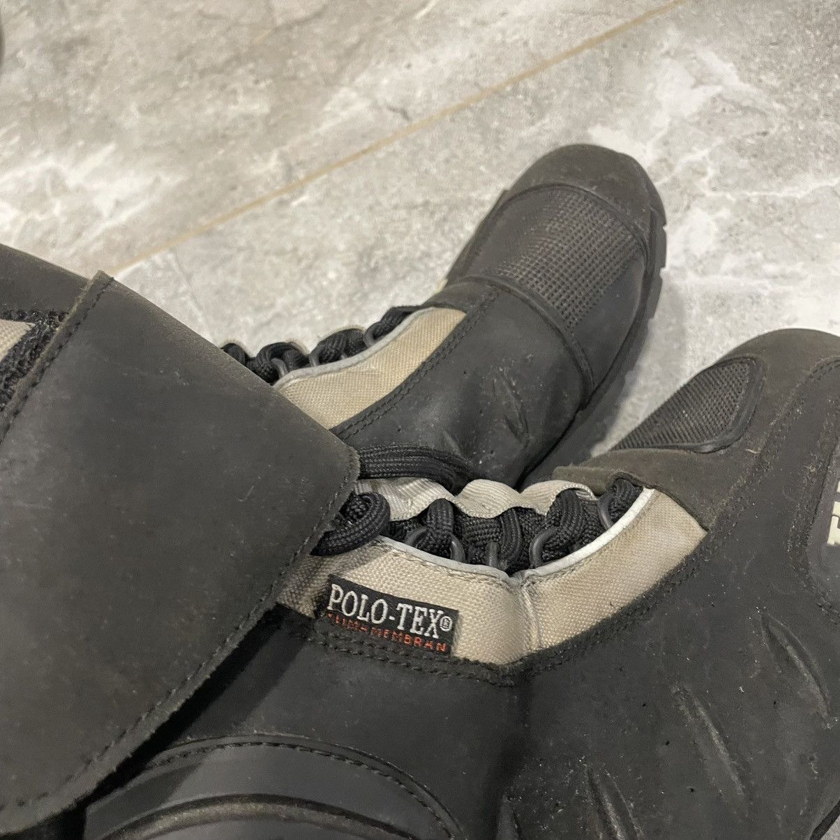 Other 46 Moto boots Black Motorcycle Shoes racing nascar cyber Size US 12.5 / EU 45-46 - 8 Thumbnail