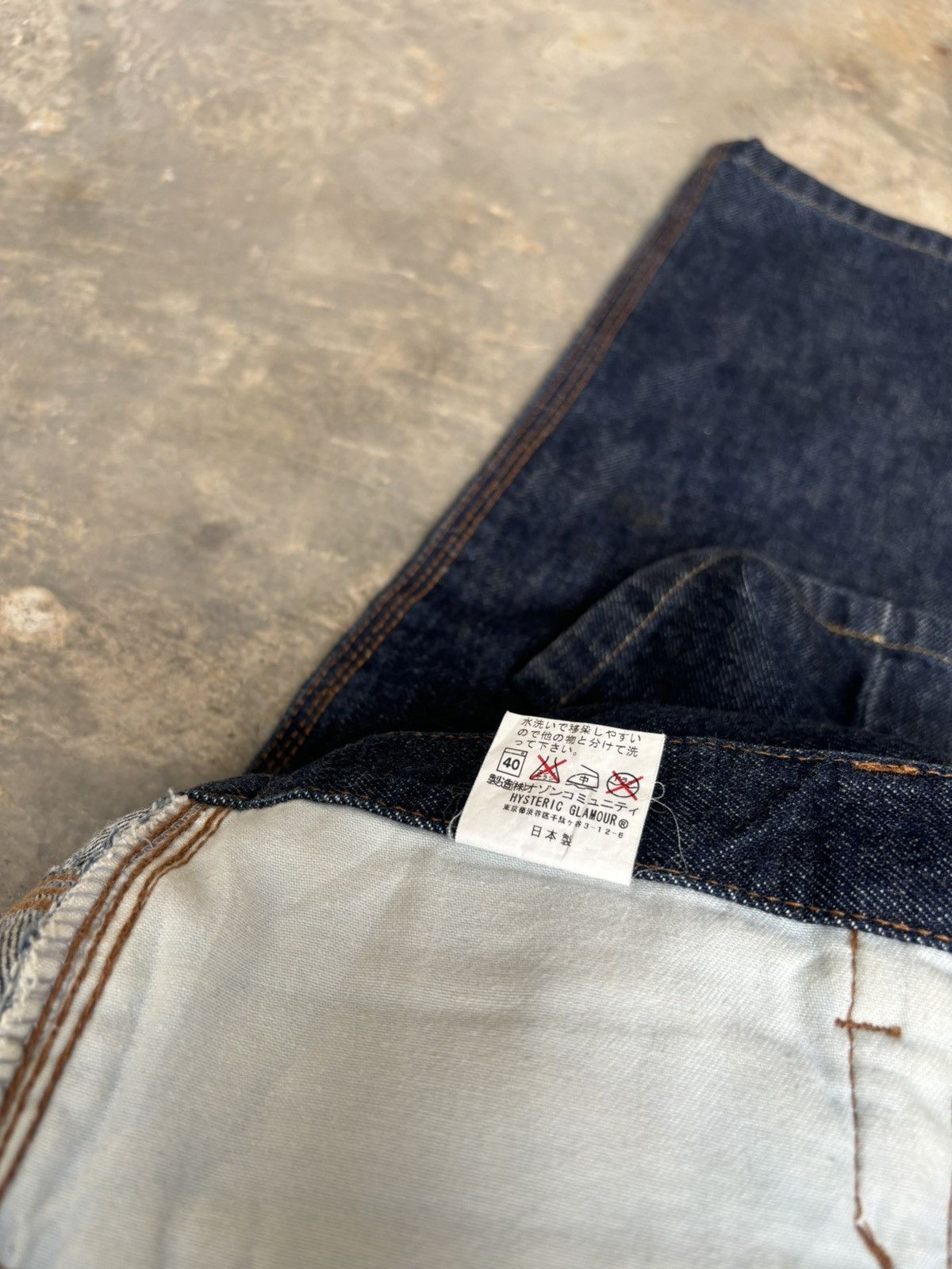 Hysteric Glamour × Japanese Brand Hysterics Glamour Women's Jeans Size 28" / US 6 / IT 42 - 10 Thumbnail