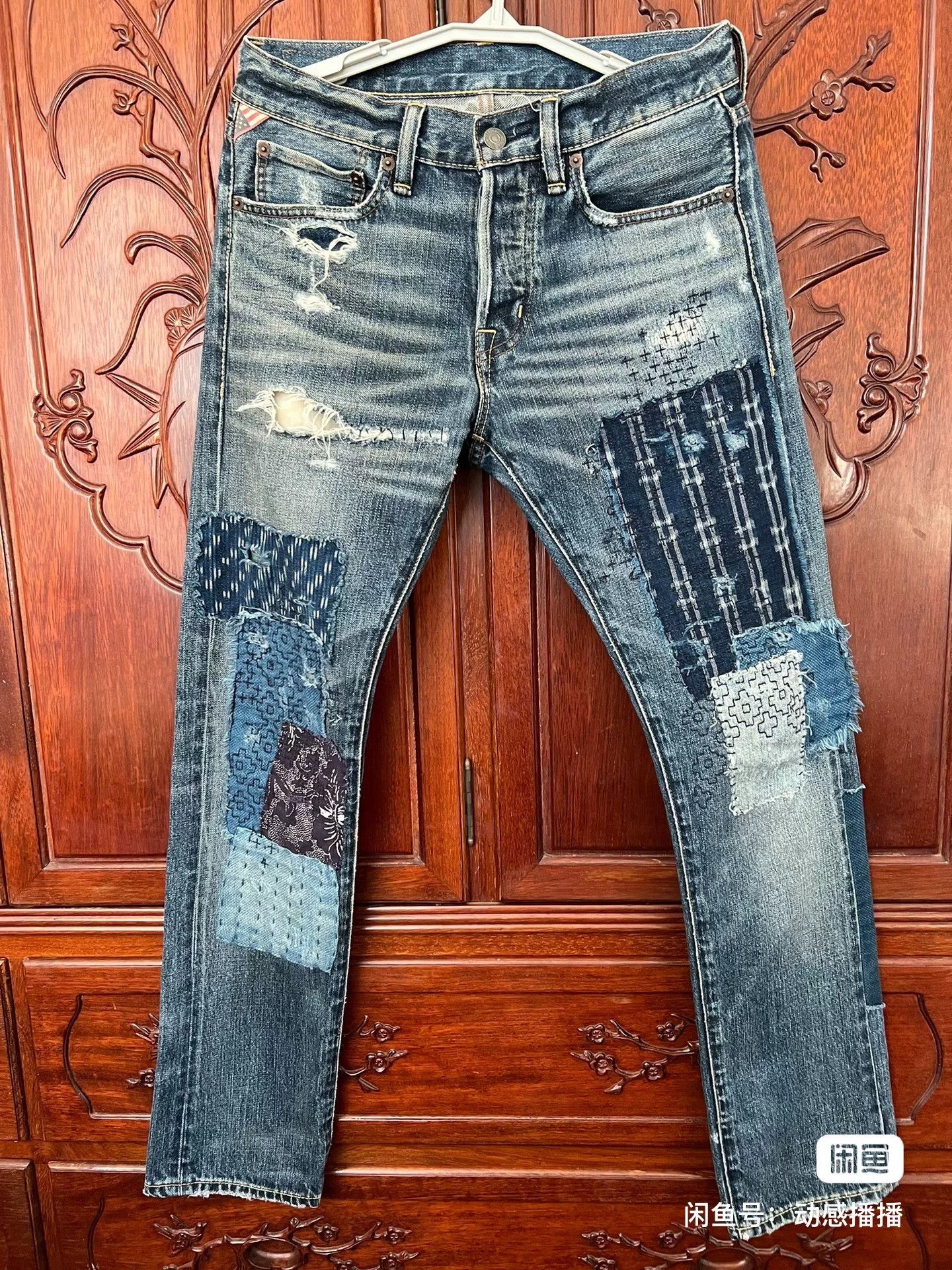 RRL Ralph Lauren Ralph Lauren RRL Patchwork Men's Jeans Size US 30 / EU 46 - 1 Thumbnail