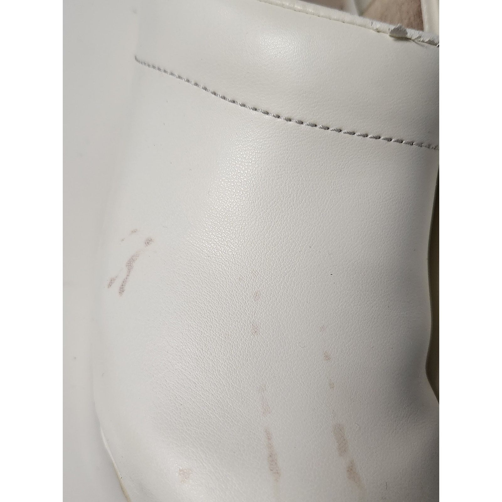 Other Sanita Prof. Patent Leather White Clog 40 US 9.5 Nurse Size US 10 / IT 40 - 6 Thumbnail