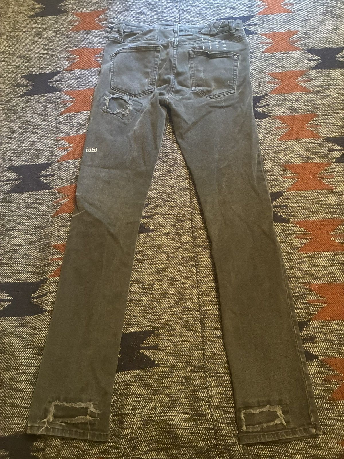 Ksubi Ksubi Distressed Jeans Size US 30 / EU 46 - 2 Thumbnail