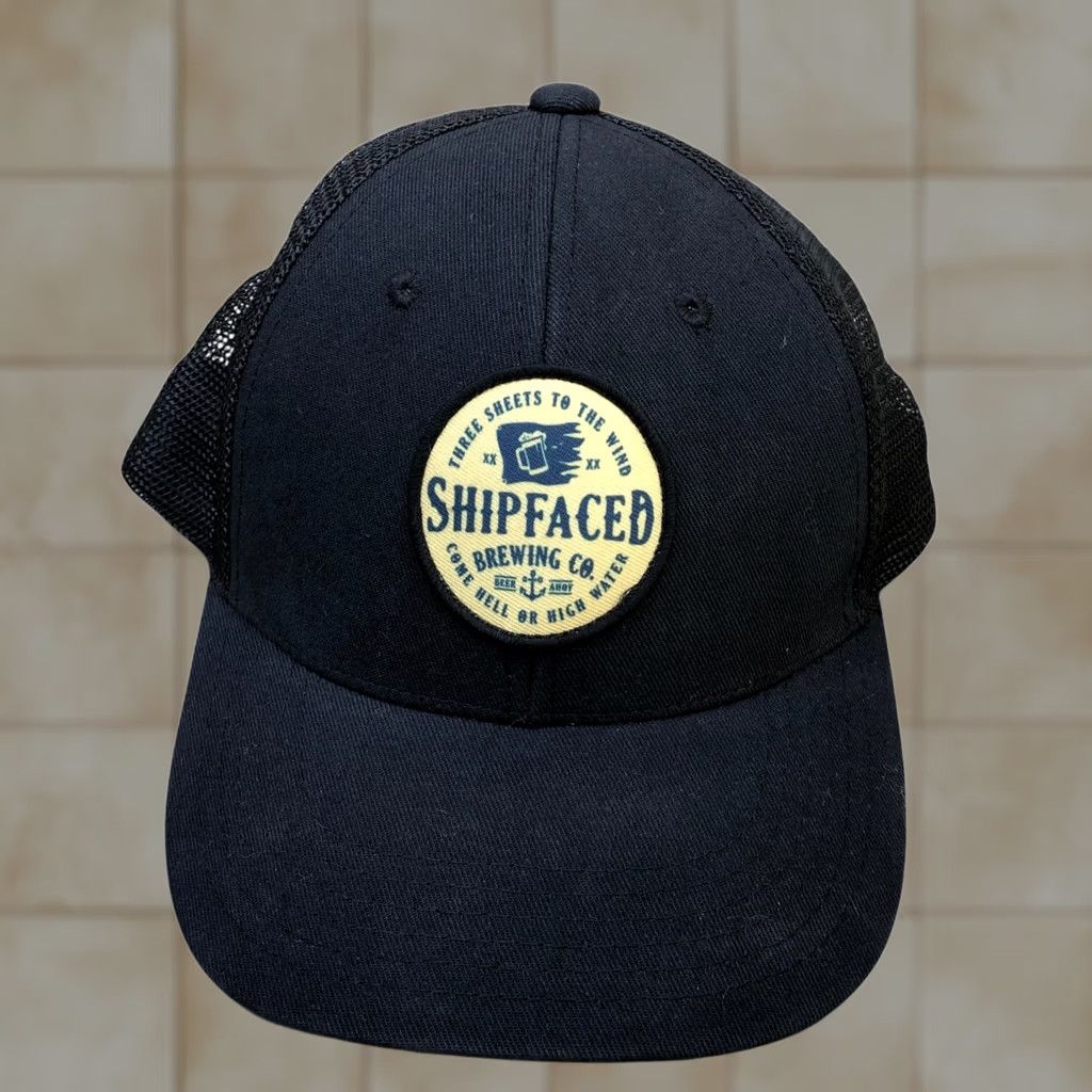 Vintage CRAZY SHIRTS SHIPFACED BREWING CO Trucker Hat Mens One Size Black Snapback Cap Size US M / EU 48-50 / 2 - 1 Thumbnail
