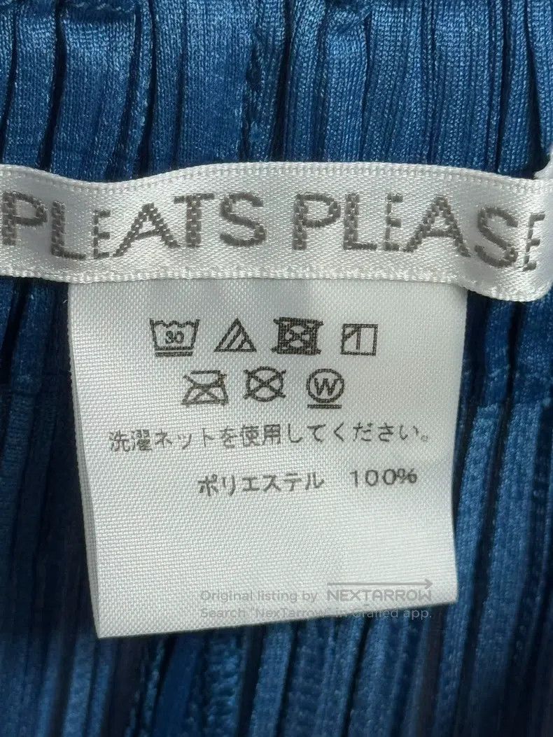 Issey Miyake Issey Miyake size:3 Purple and Green Color Block Horizonta Size 22" - 3 Thumbnail
