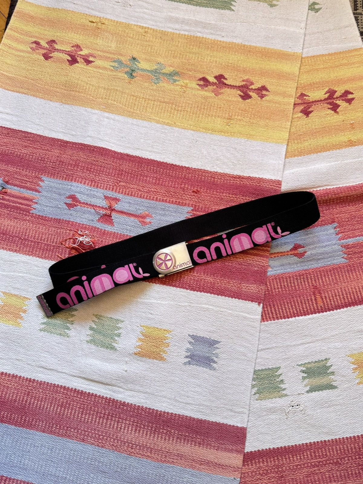 Vintage Vintage 00’s Animal y2k Skateboarding Black Belt Size ONE SIZE - 1 Thumbnail