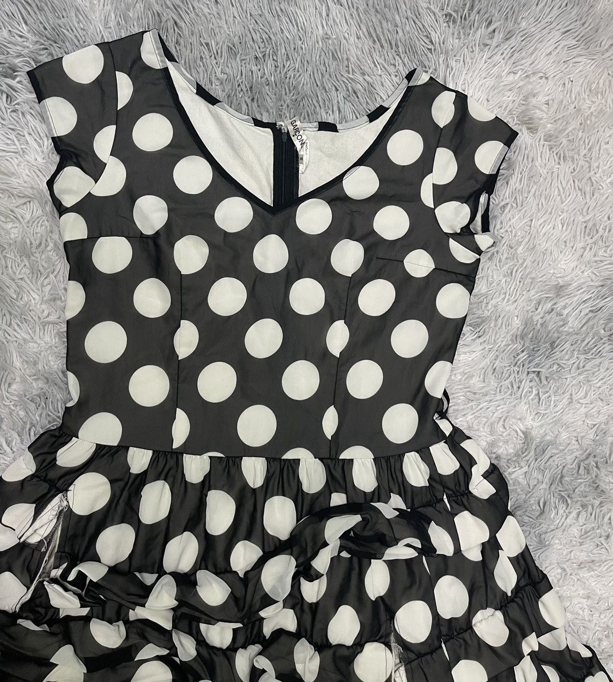 Comme des Garcons SS2010 COMME DES GARCONS GOWN POLKA RARE DISTRESSED DESIGN Size S / US 4 / IT 40 - 12 Thumbnail