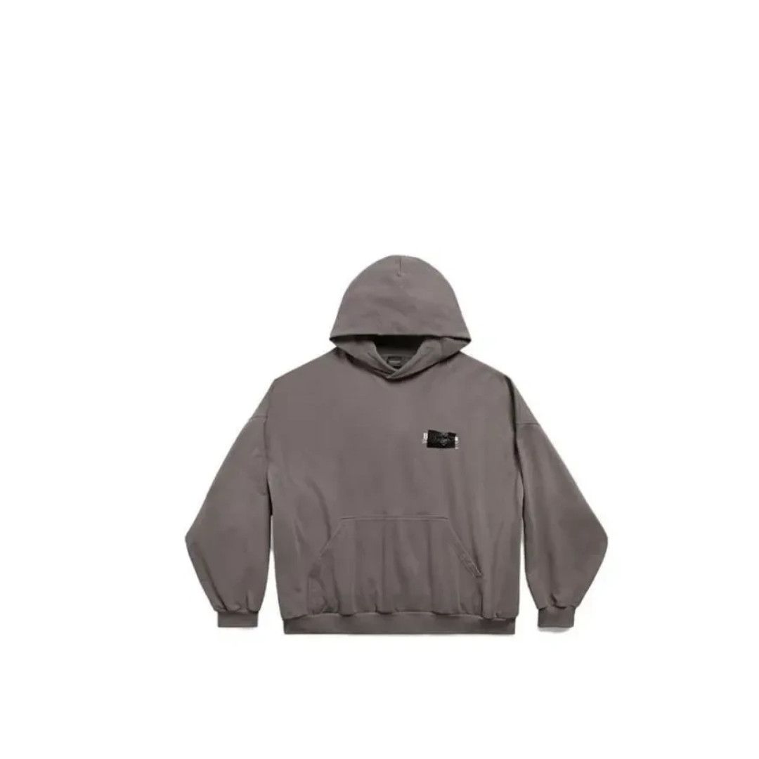 Balenciaga o1mt1gz0125 Gaffer Hoodie Oversized in Brown Size US S / EU 44-46 / 1 - 1 Thumbnail
