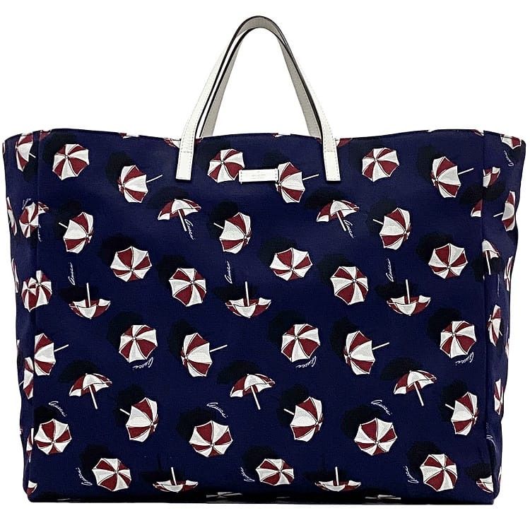 Gucci GUCCI Tote Bag Blue Cotton Size ONE SIZE - 1 Thumbnail