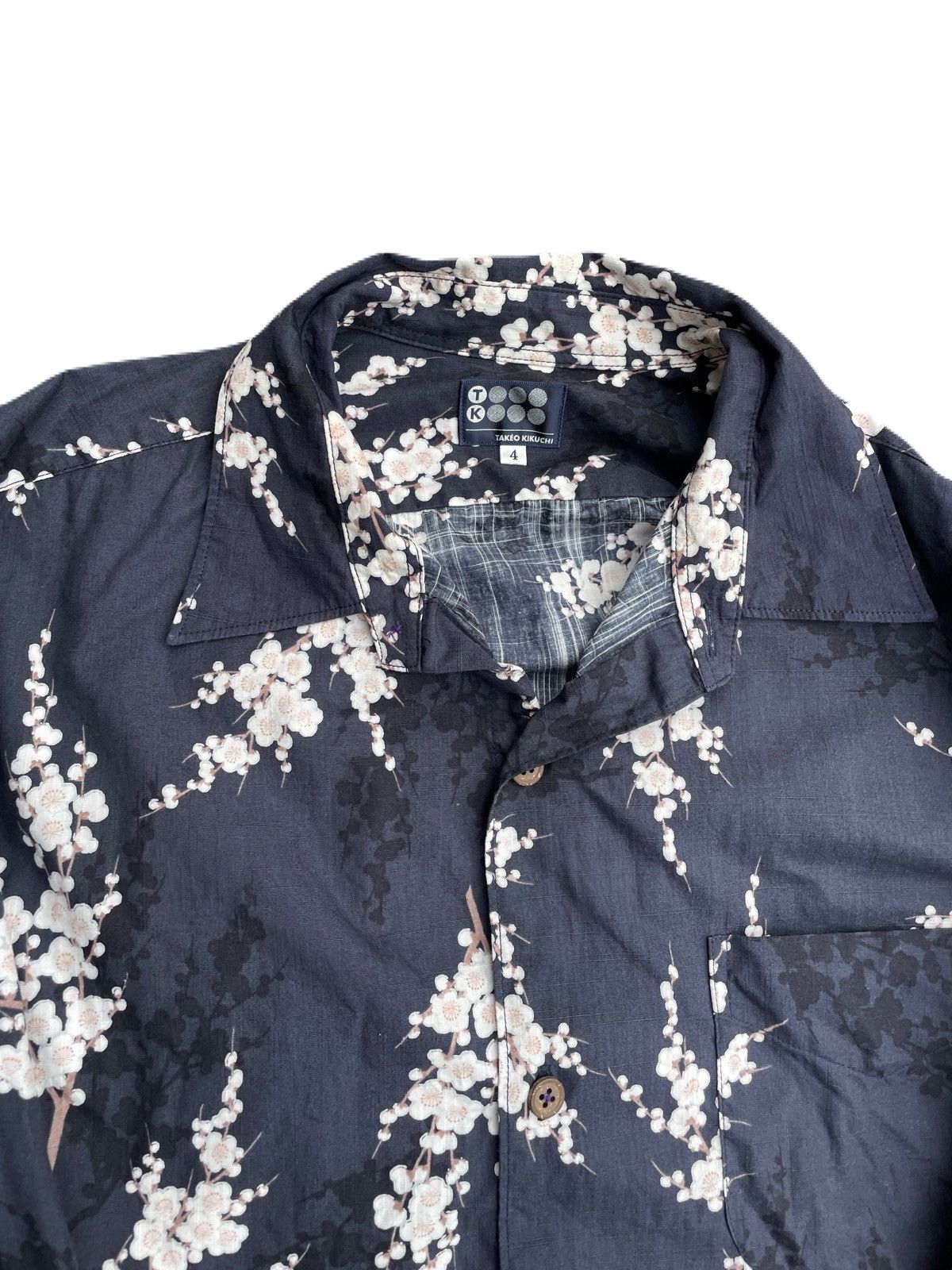 If Six Was Nine 2000s Japanese Sakura Cherry Blossom Floral Shirts Y2K Size US S / EU 44-46 / 1 - 5 Thumbnail