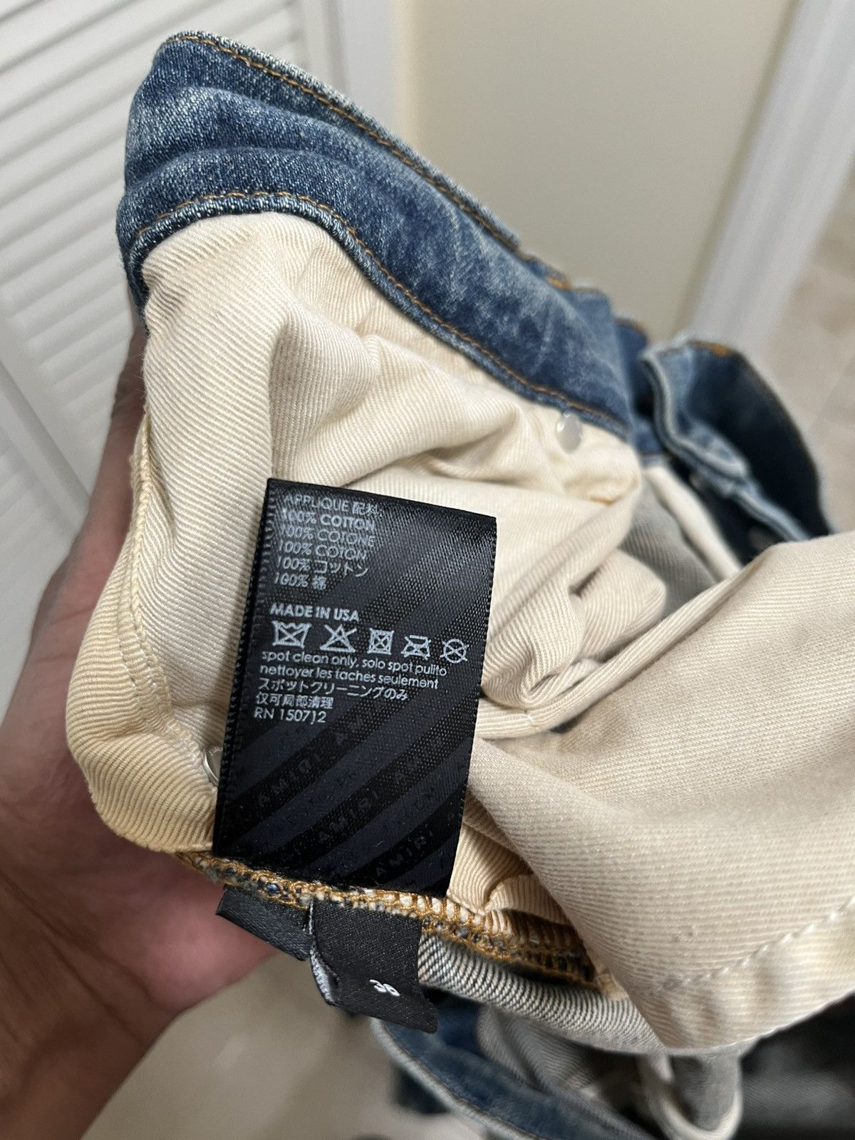 Amiri Amiri Core Logo Jean Sz 36 Size US 36 / EU 52 - 13 Thumbnail