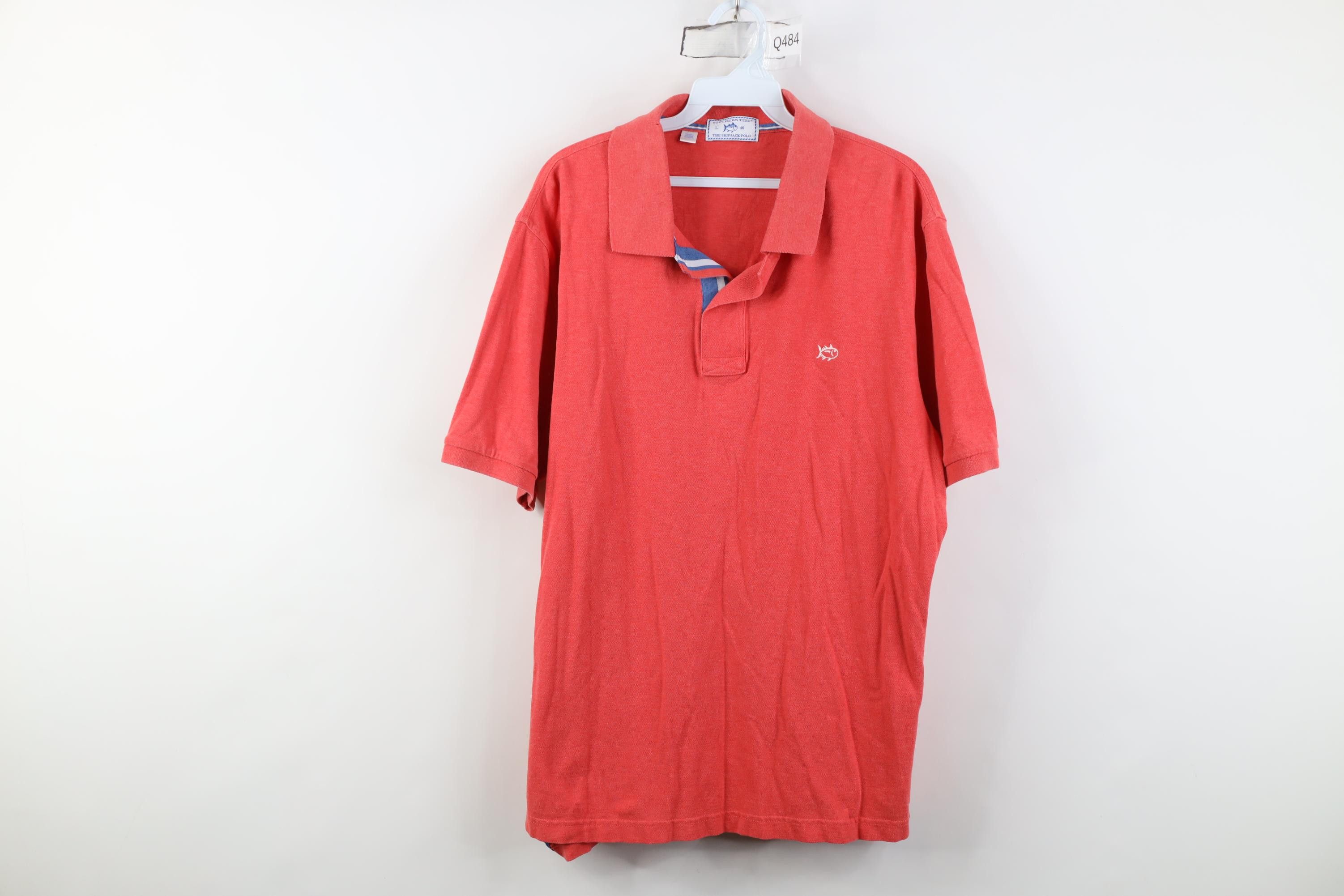 Vintage Southern Tide The Skipjack Polo Knit Golf Polo Shirt Boat Size US L / EU 52-54 / 3 - 1 Thumbnail