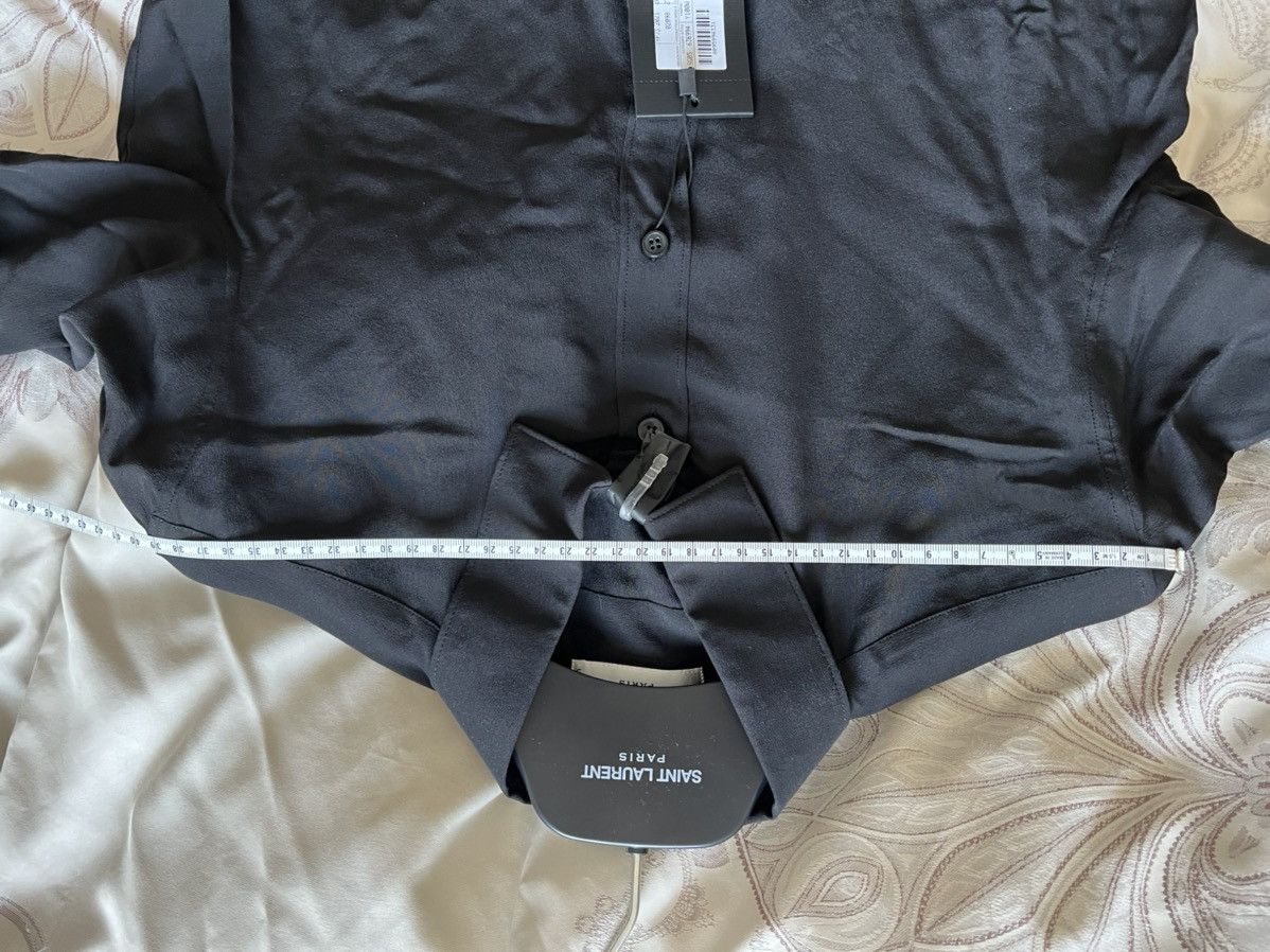 Saint Laurent Paris Saint Laurent black silk shirt SzF40 Size US S / EU 44-46 / 1 - 4 Thumbnail