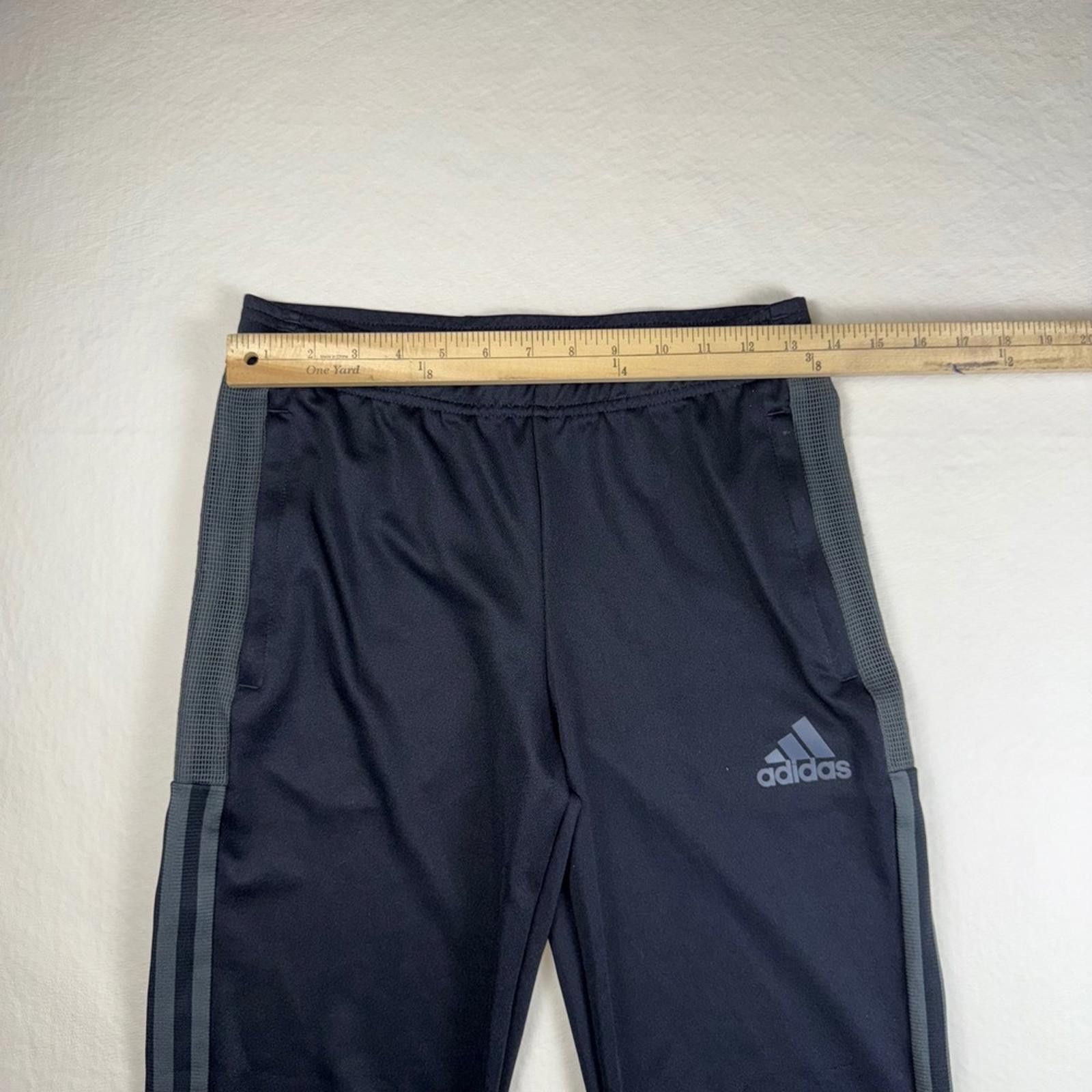 Adidas Adidas Kids Aeroready Track Pants Black Athletic Joggers Size ONE SIZE - 5 Thumbnail