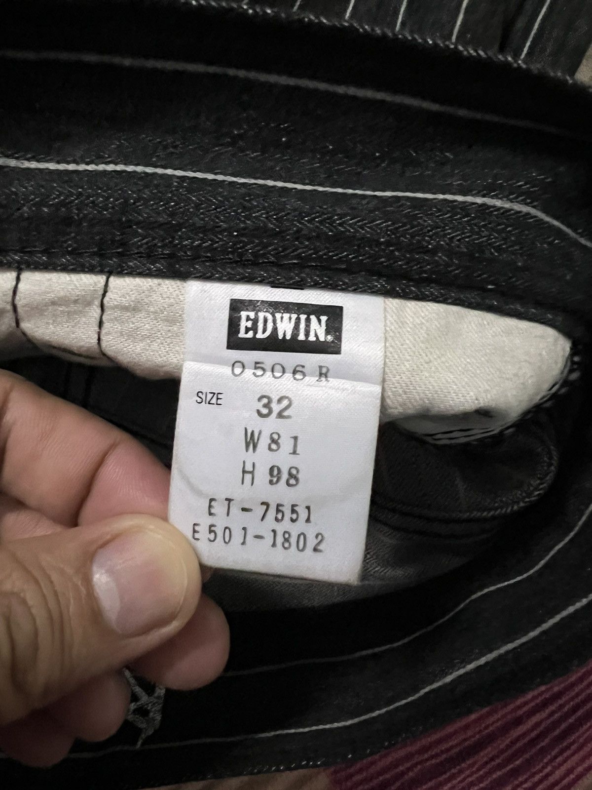 Edwin × Japanese Brand EDWIN STRIPE JEANS Size US 33 - 13 Thumbnail