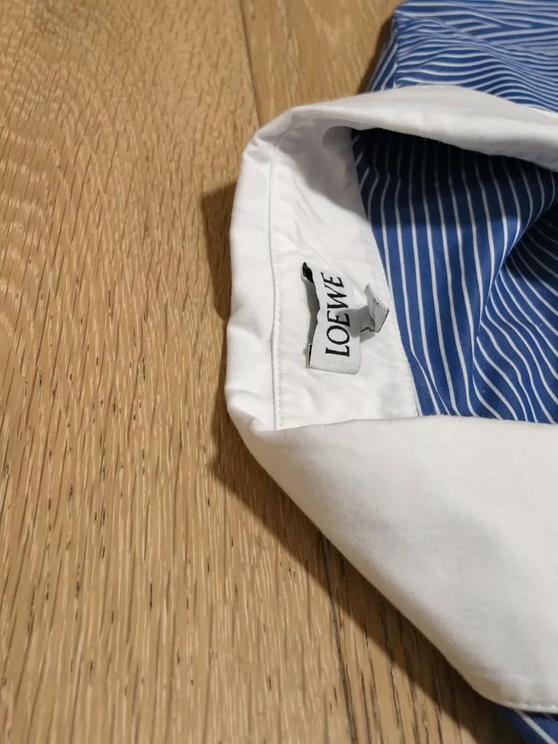 Loewe LOEWE Classic white and blue striped shirt Size S / US 4 / IT 40 - 2 Thumbnail