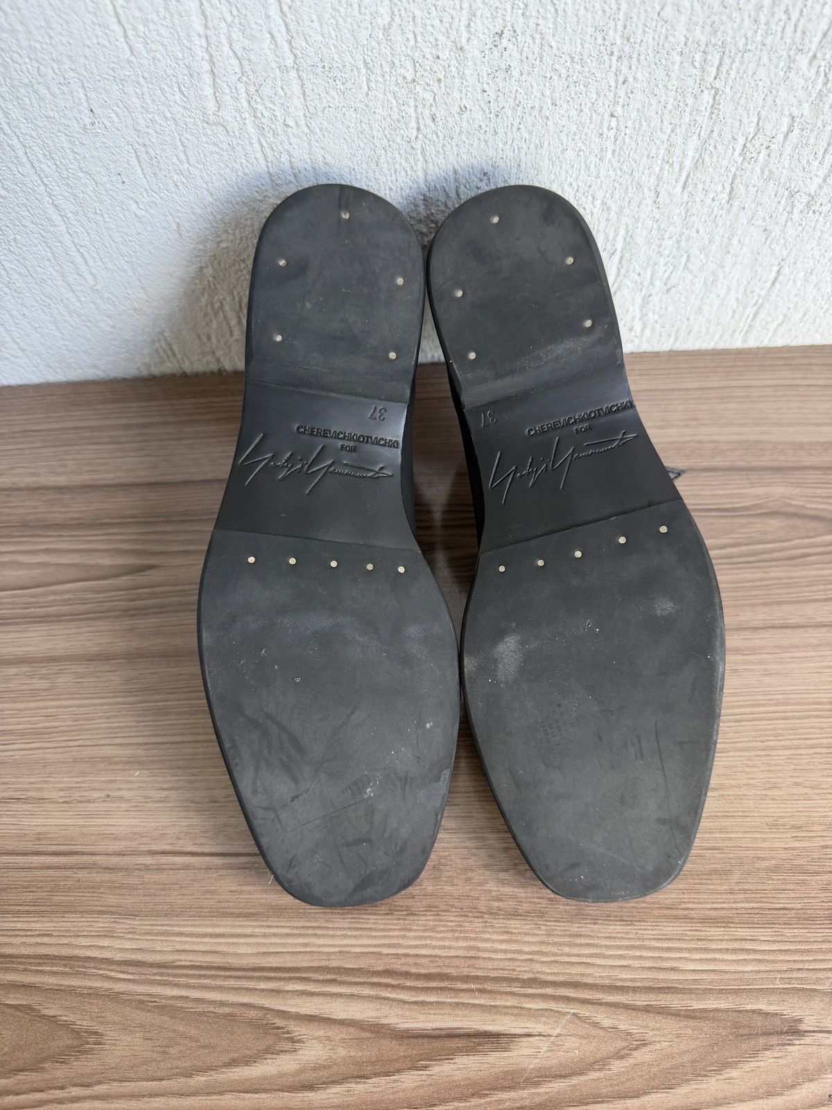 Cherevichkiotvichki × Yohji Yamamoto Rare 🔥🔥 self lace Size US 7 / IT 37 - 14 Thumbnail