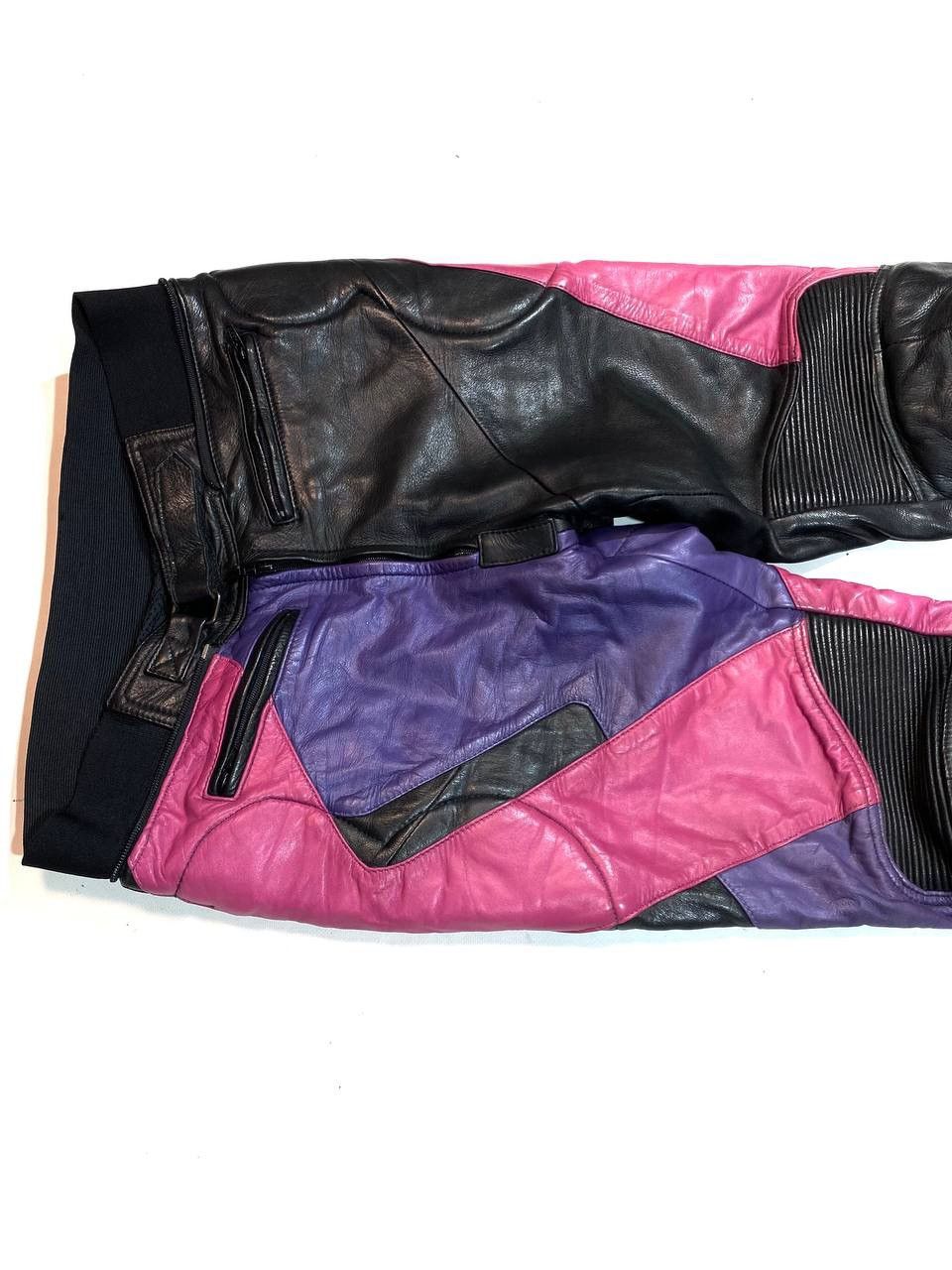 Vintage Frank Thomas Avangarde Racing Moto Leather Pants Vintage Size US 32 / EU 48 - 3 Thumbnail