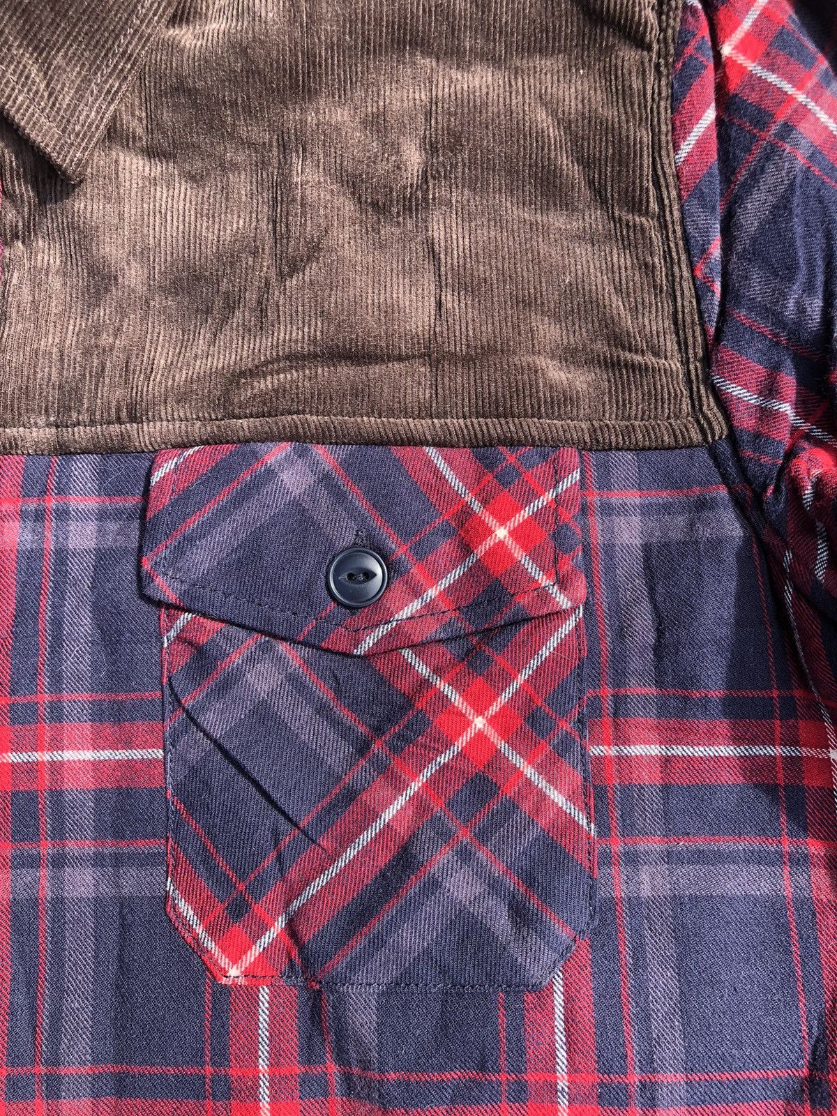 Japanese Brand Vintage Unionbay Plaid Flannel Sherpa Jacket Size US M / EU 48-50 / 2 - 6 Thumbnail