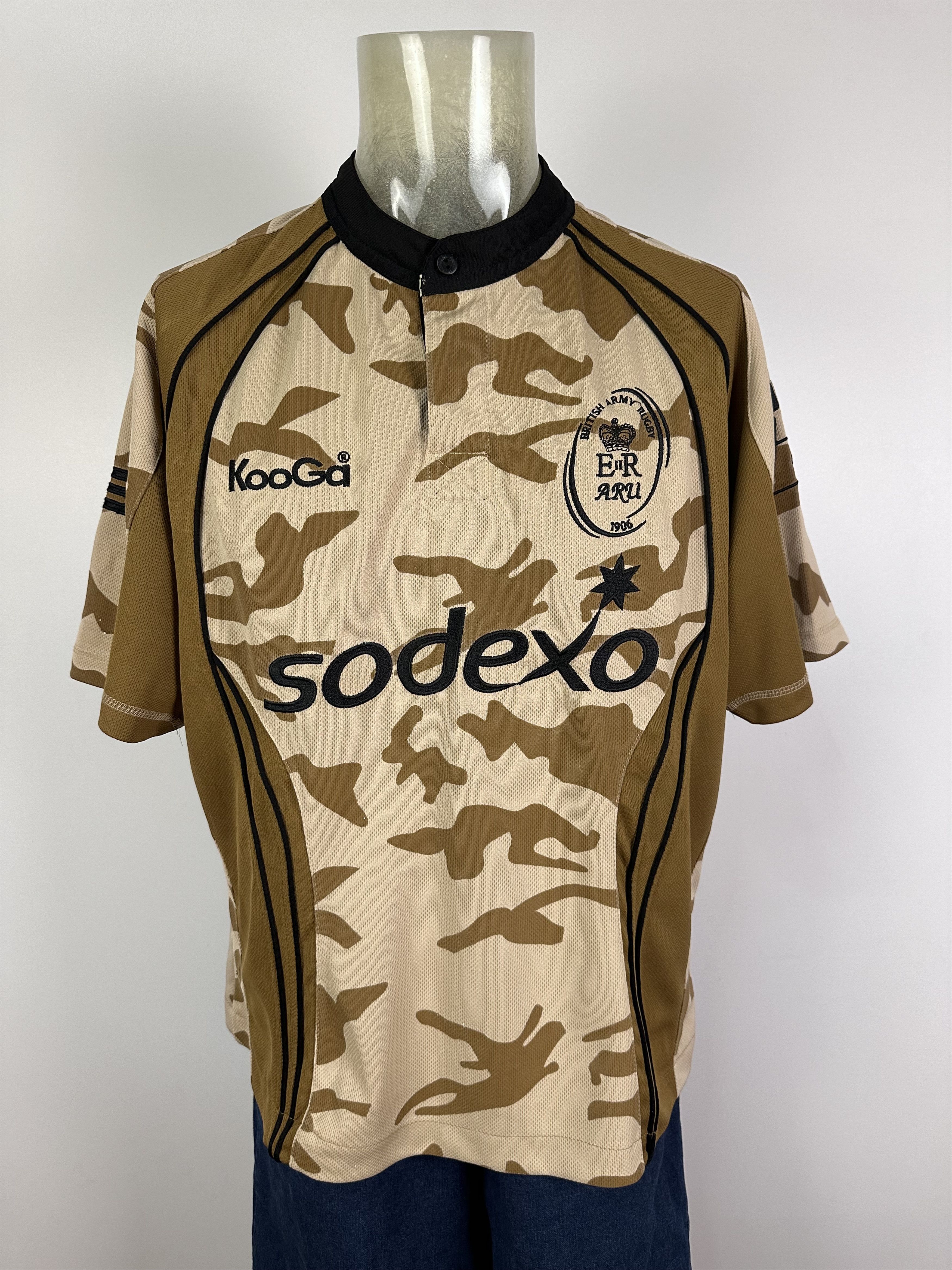 Other BRITISH ARMY RUGBY CAMOUFLAGE JERSEY SHIRT KOOGA SIZE L MENS Size US L / EU 52-54 / 3 - 1 Thumbnail