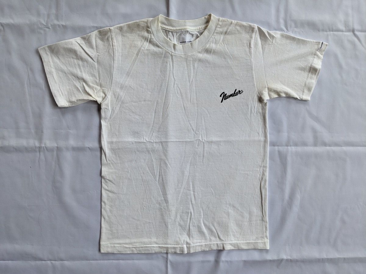 Number (N)ine Vintage 90s Number (N)ine number plain tee Size US XXS / EU 40 - 2 Thumbnail